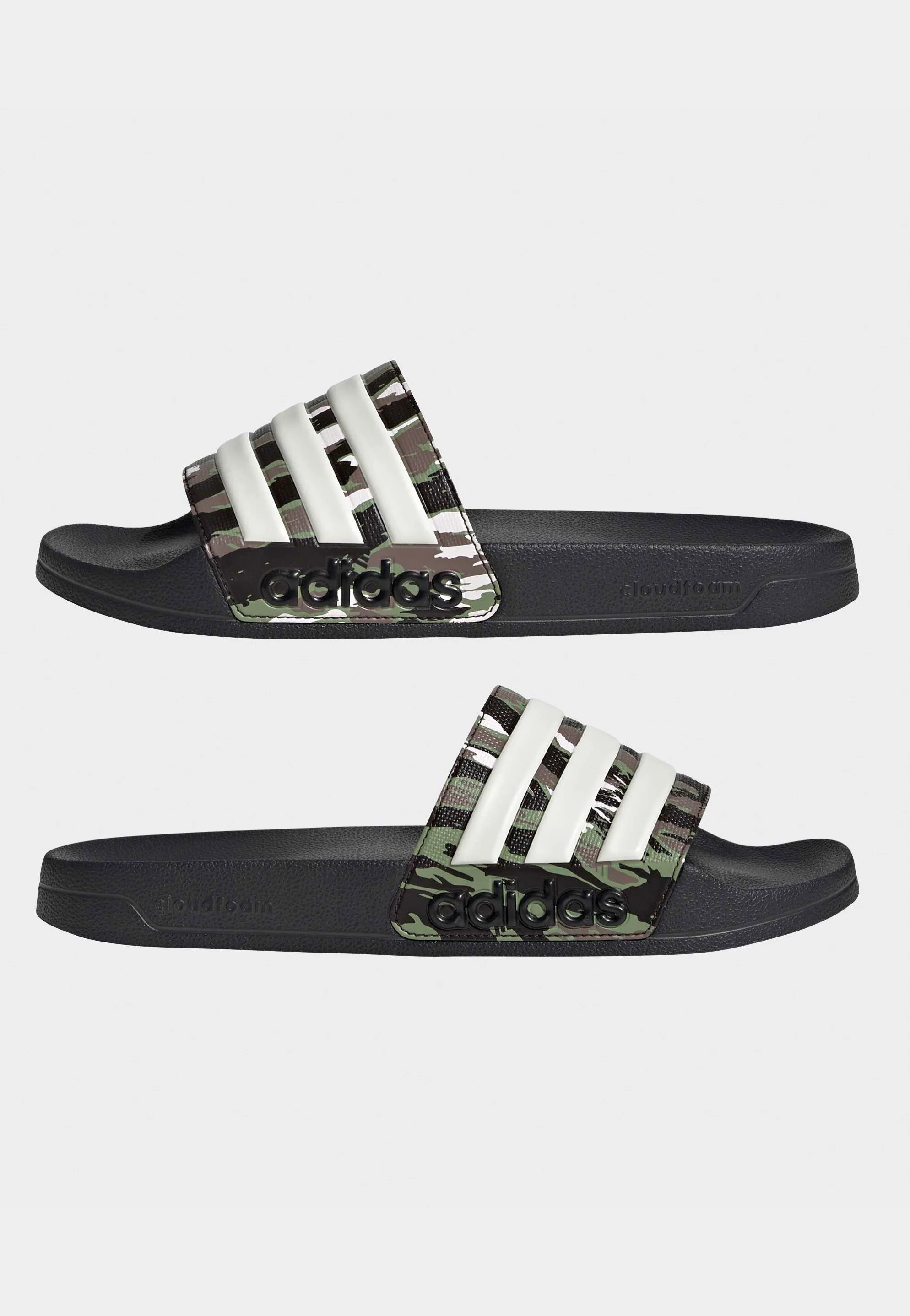 Adilette Shower Cblack/Alumin/Tengrn - Slides - Image 9