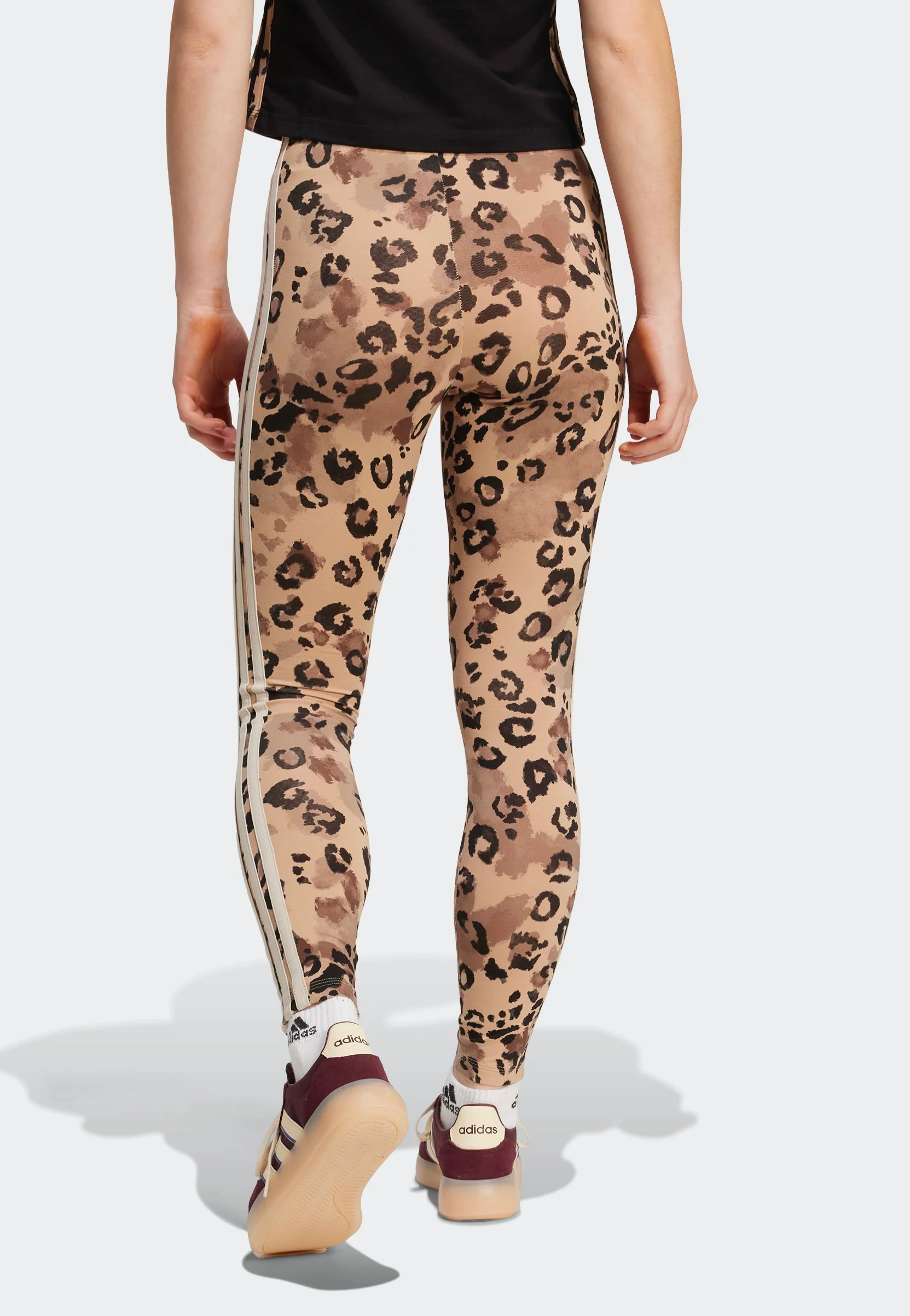 Animal Print 3-Stripes High Rise Multco/Warsan - Leggings - Image 3
