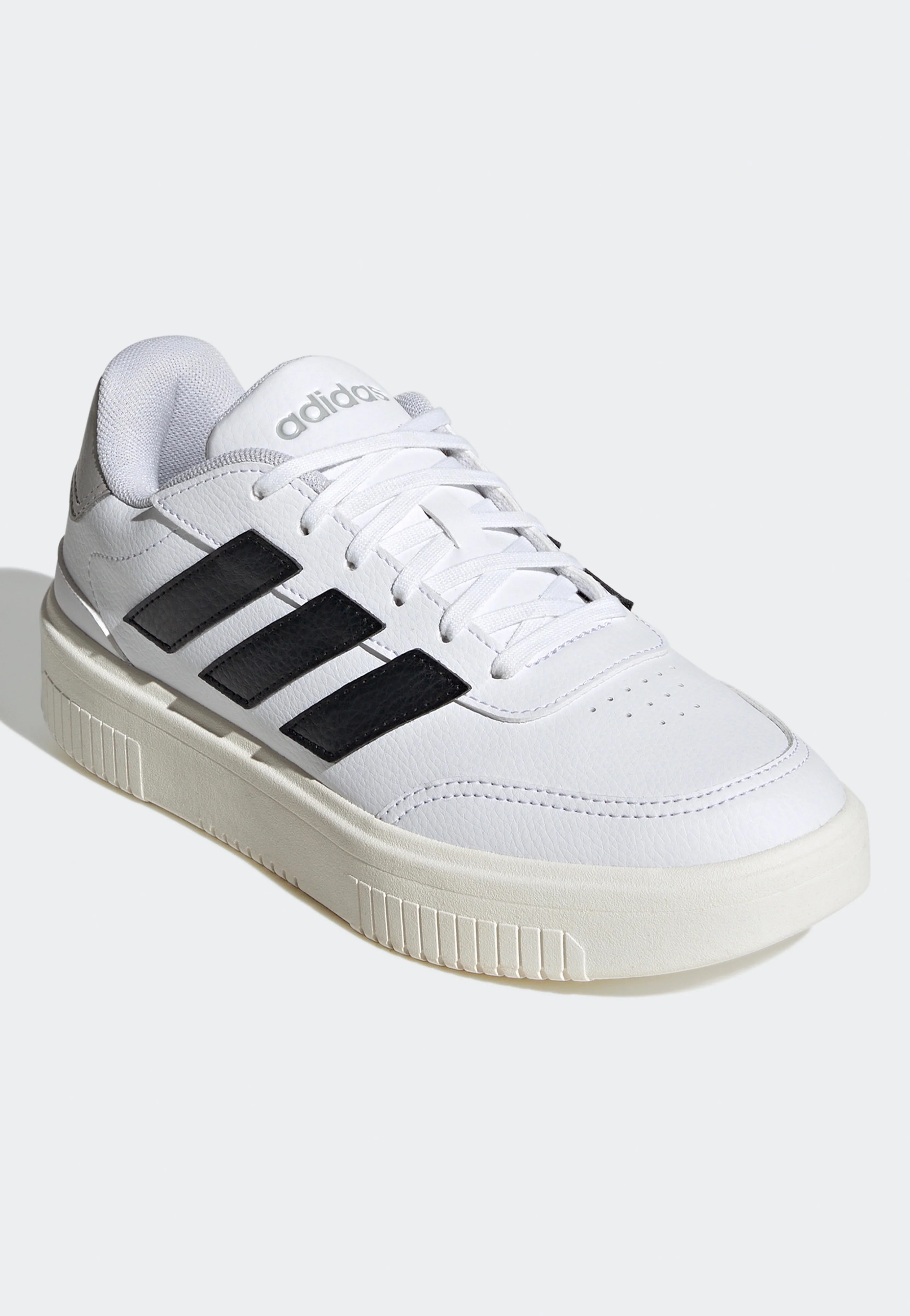 Courtblock Bold Ftwwht/Cblack/Gretwo - Girl Shoes - Image 6