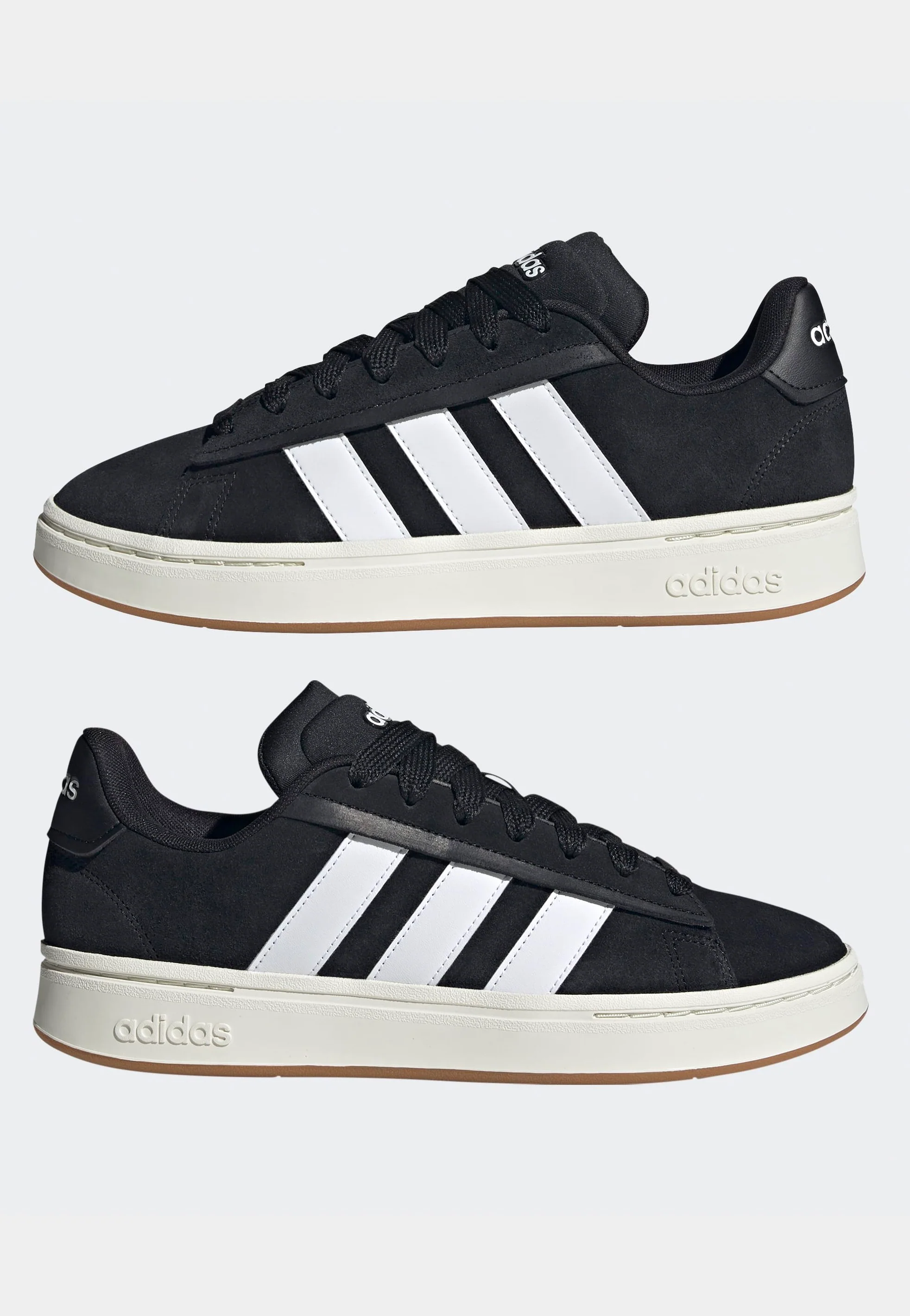 Grand Court Alpha 0 Cblack/Ftwwht/Gum10 - Shoes - Image 9