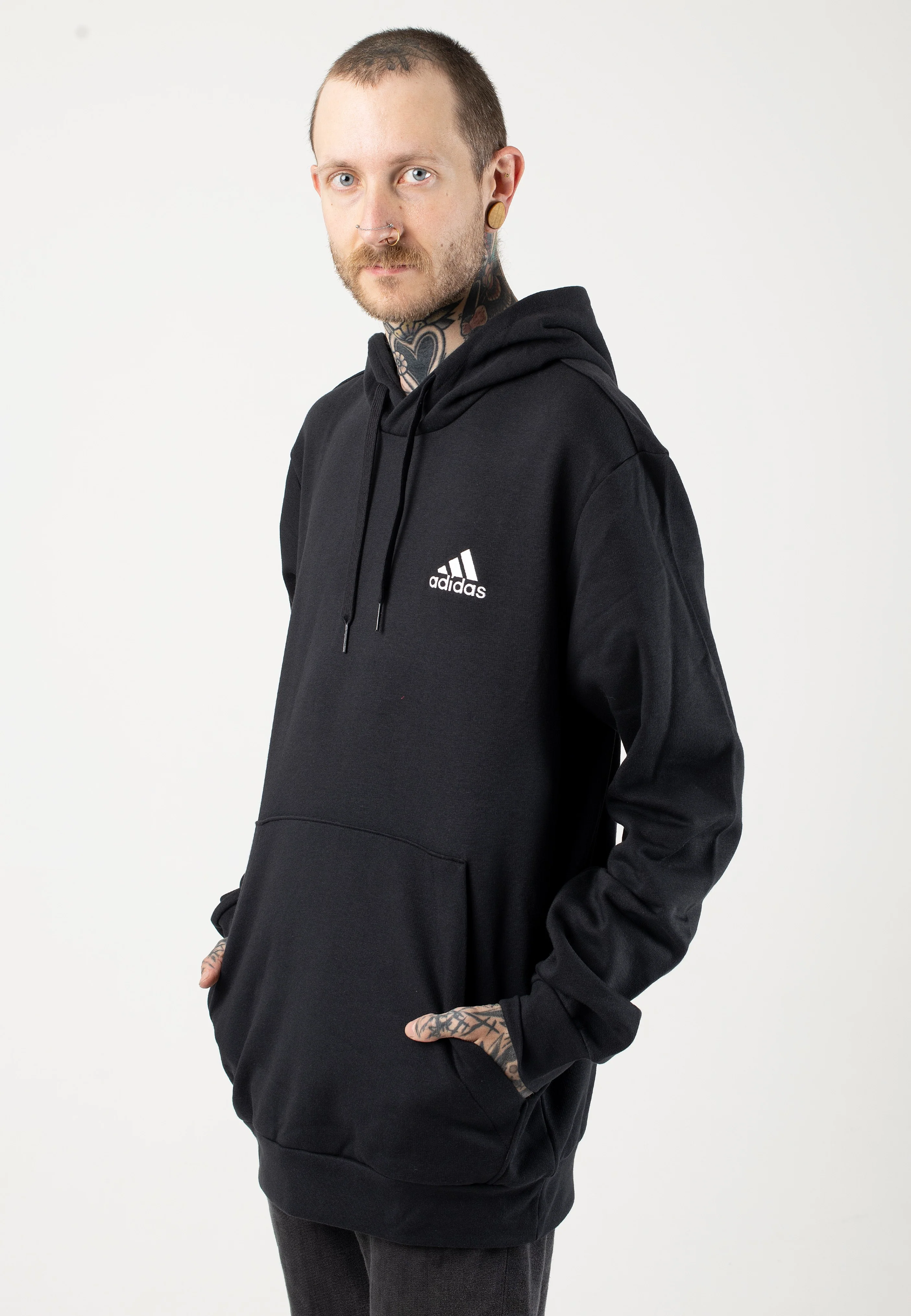 M Feelcozy Hd Black/White - Hoodie - Image 2