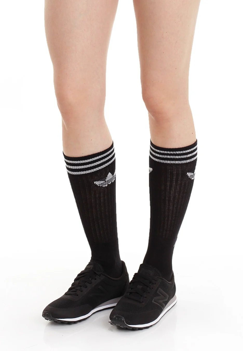 Solid Crew 3 Pack Black/White - Socks - Image 3
