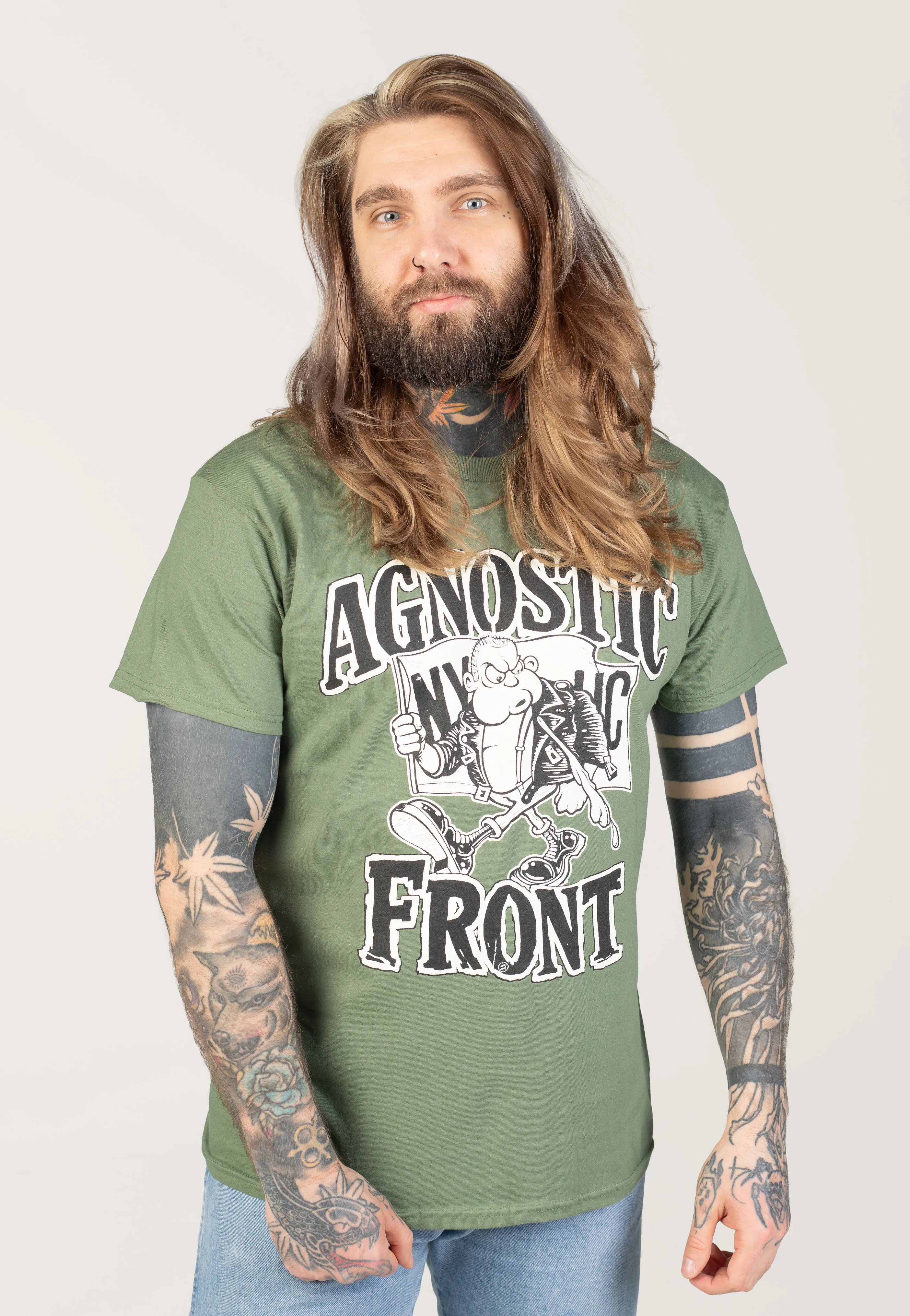 Combat Military Green - T-Shirt - Image 3