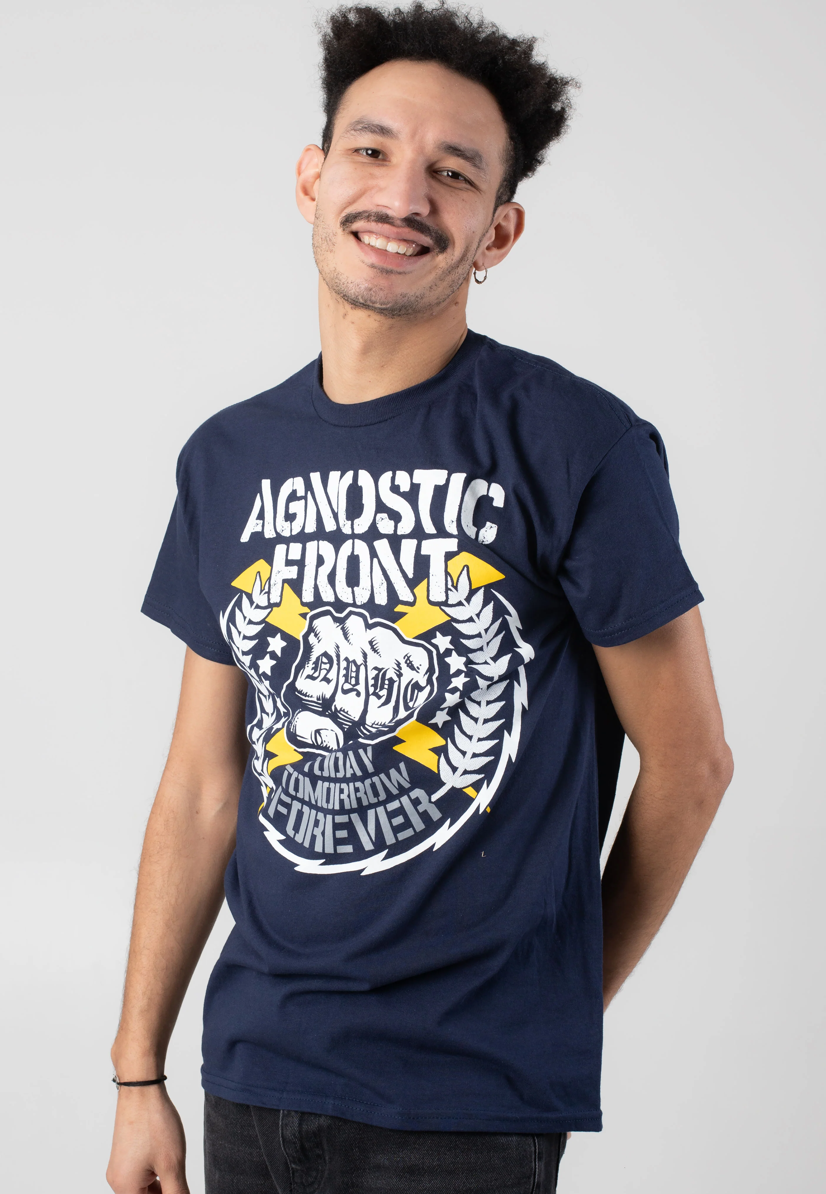 Today Tomorrow Forever Navy - T-Shirt - Image 3
