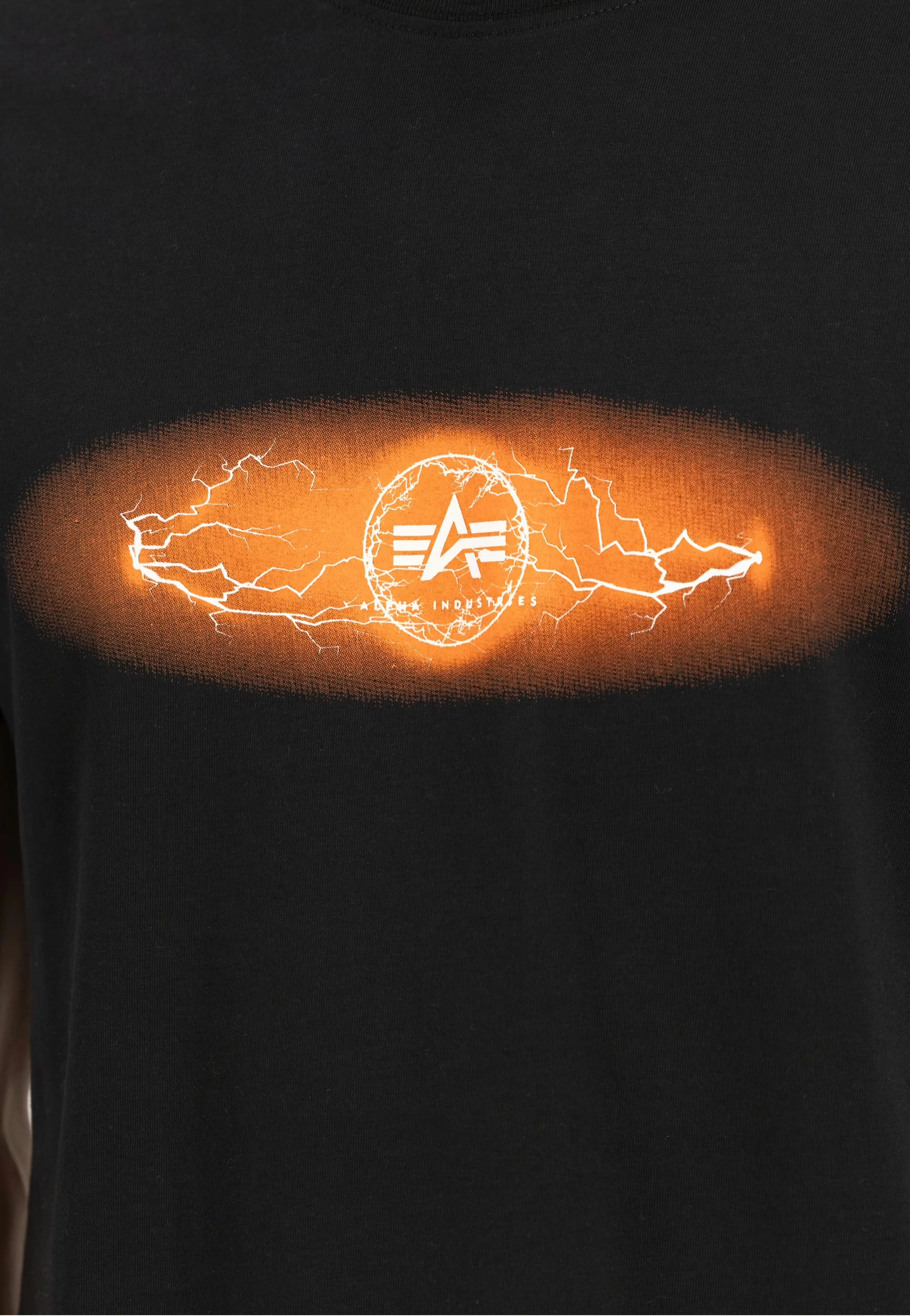 Lightning Black/Orange - T-Shirt - Image 4
