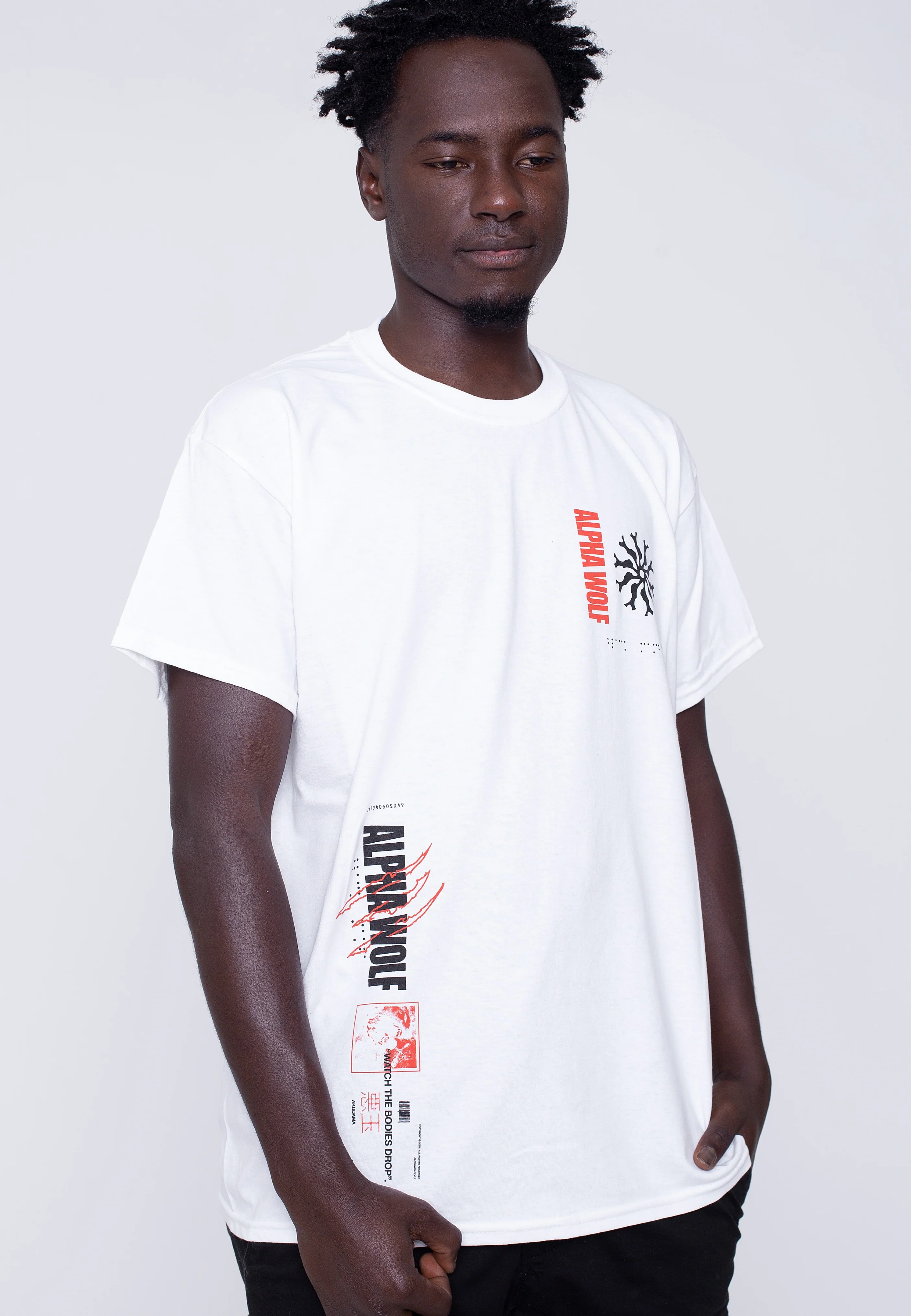 Akudama White - T-Shirt - Image 3
