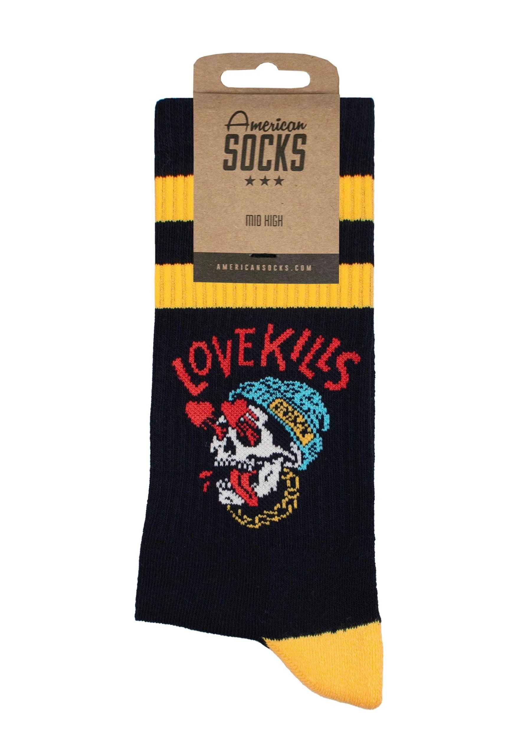 Love Kills Mid High - Socks - Image 2