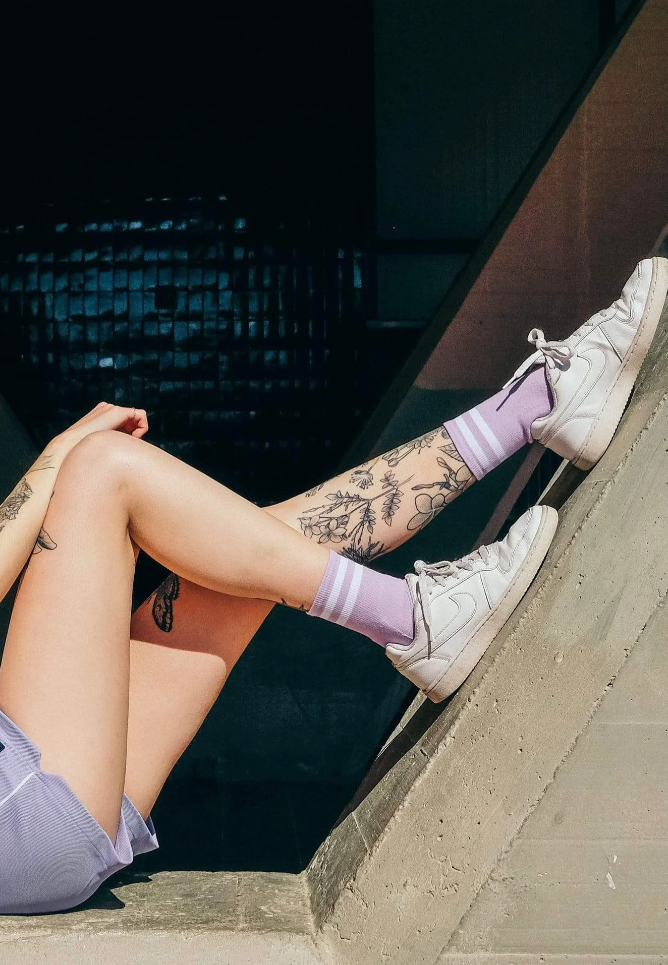 Violet Ankle High Purple - Socks - Image 4