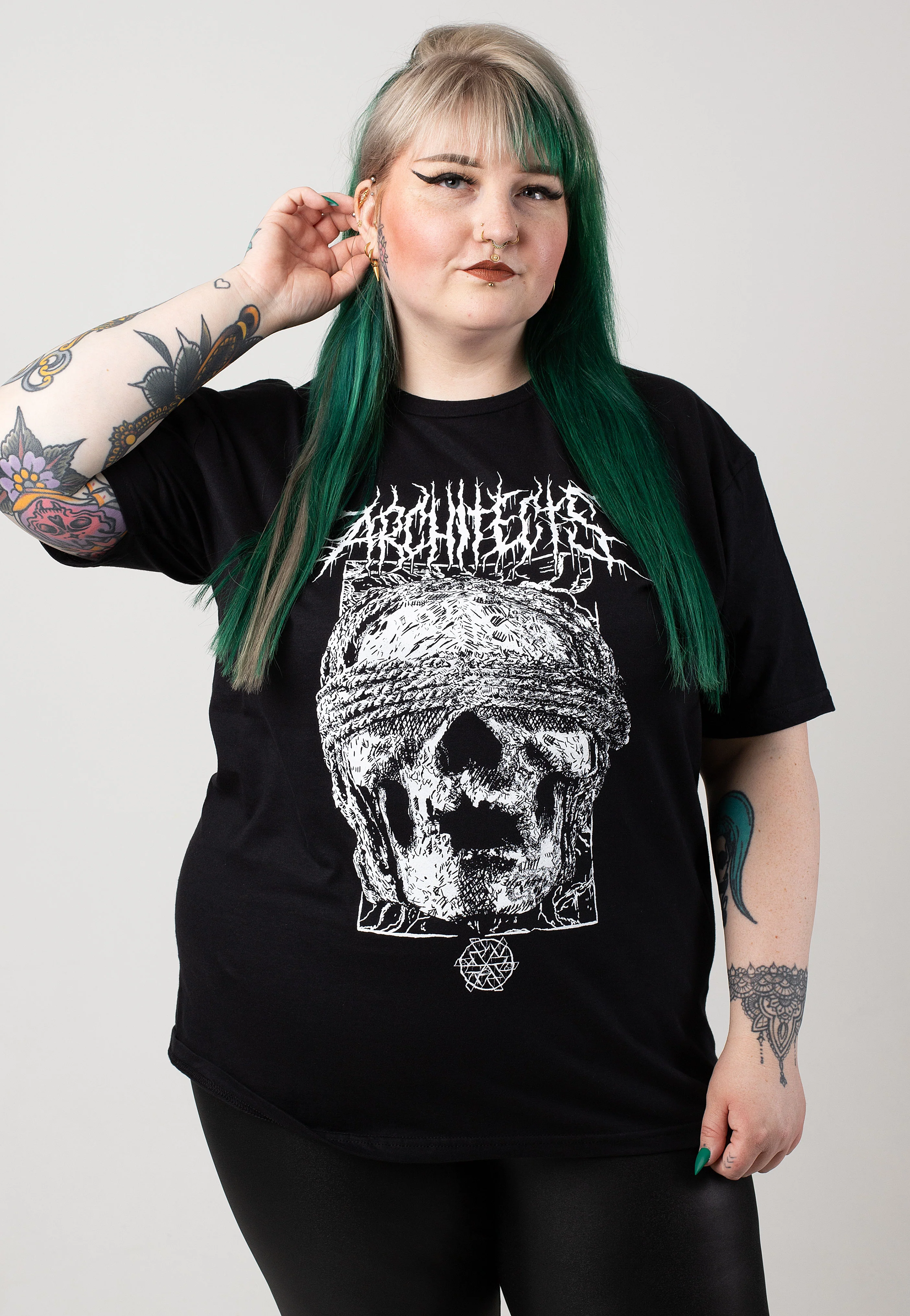 Blindfolded Skull - T-Shirt - Image 5