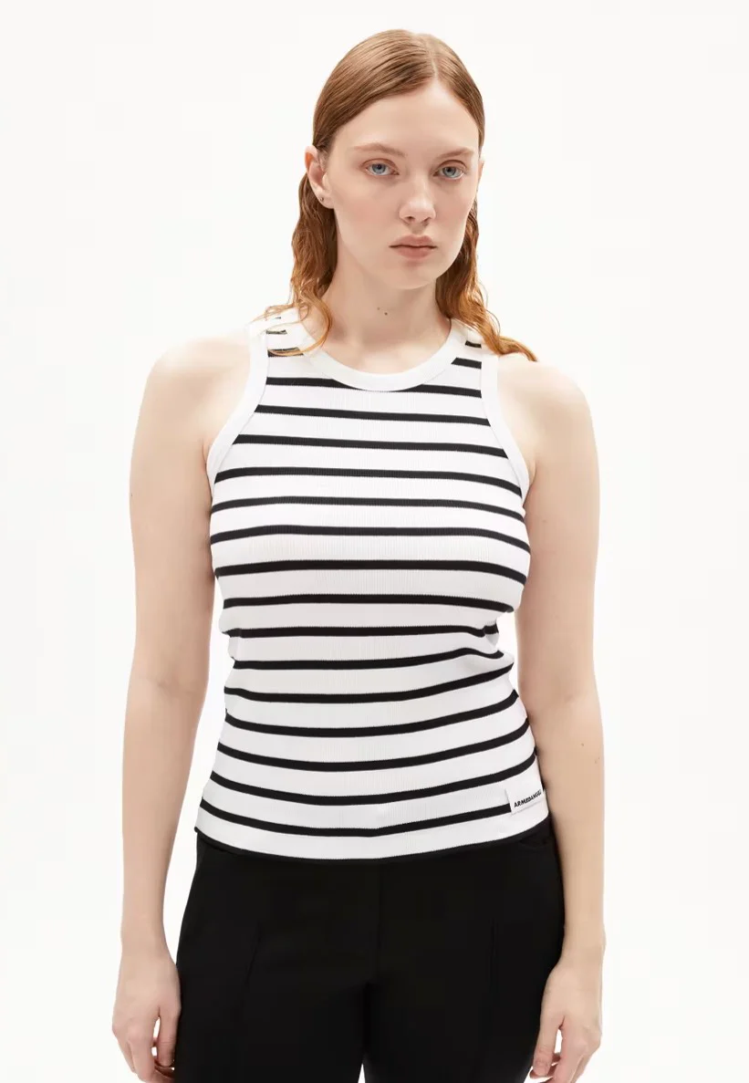 Kanitaa Stripes White/Black - Tank - Image 2