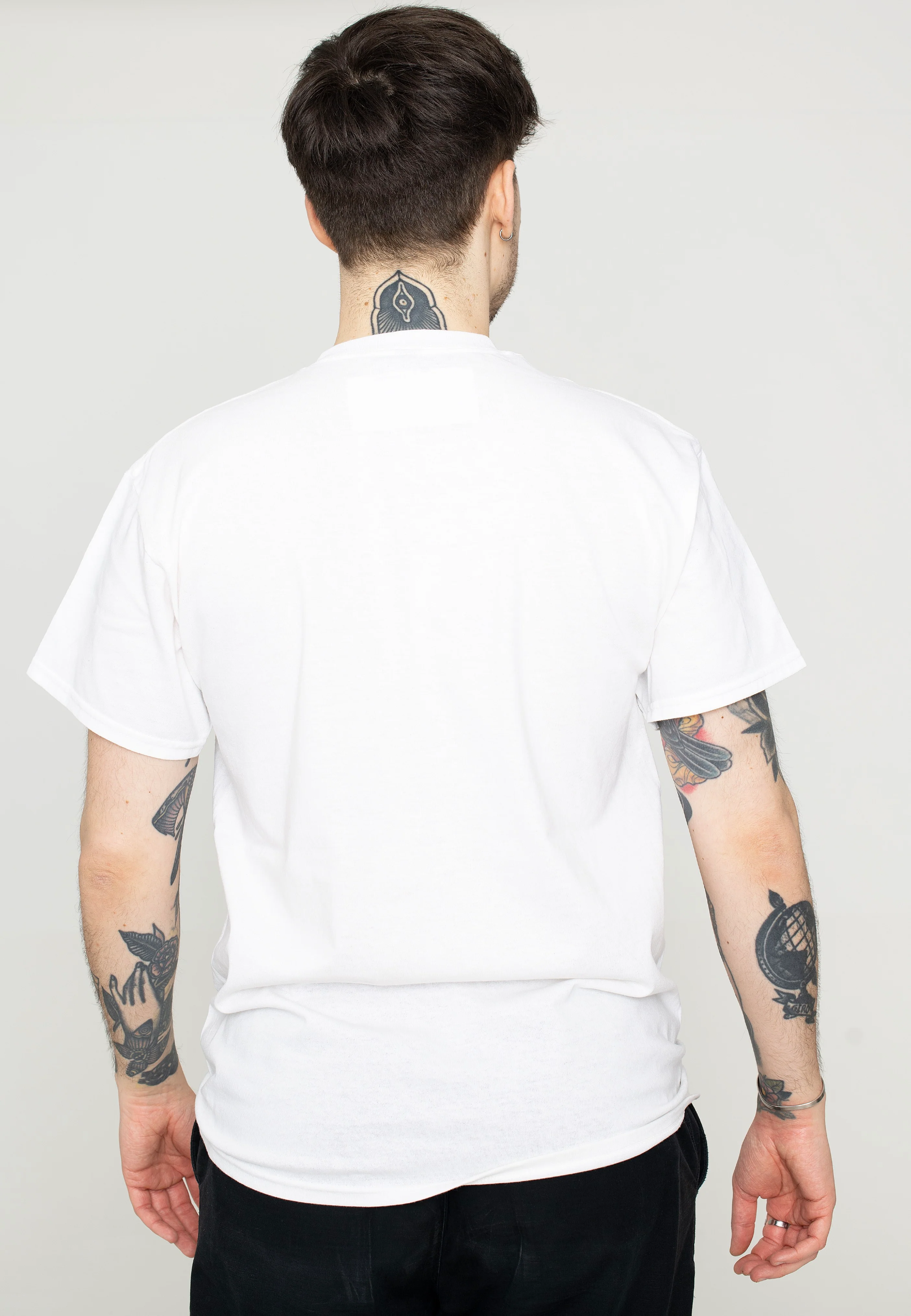Michelangelo Negative White - T-Shirt - Image 4