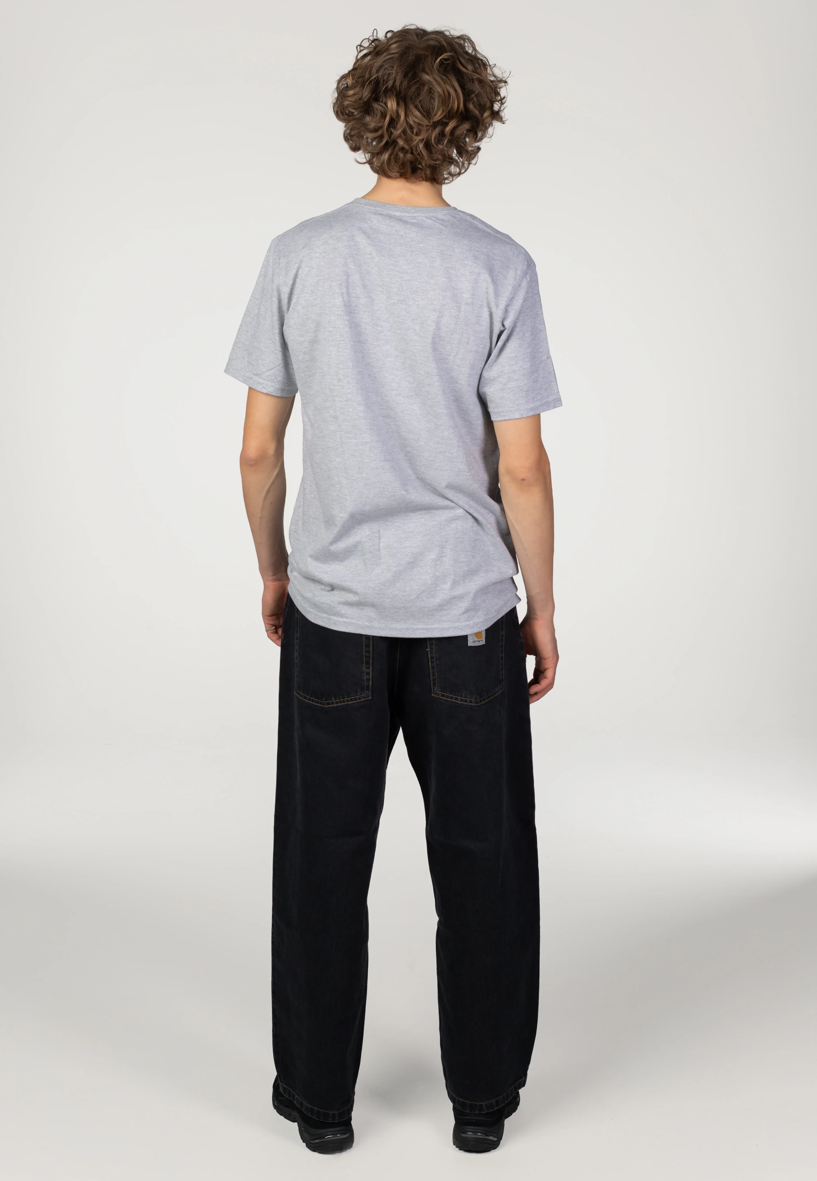 Brand Logo Heather Grey - T-Shirt - Image 3