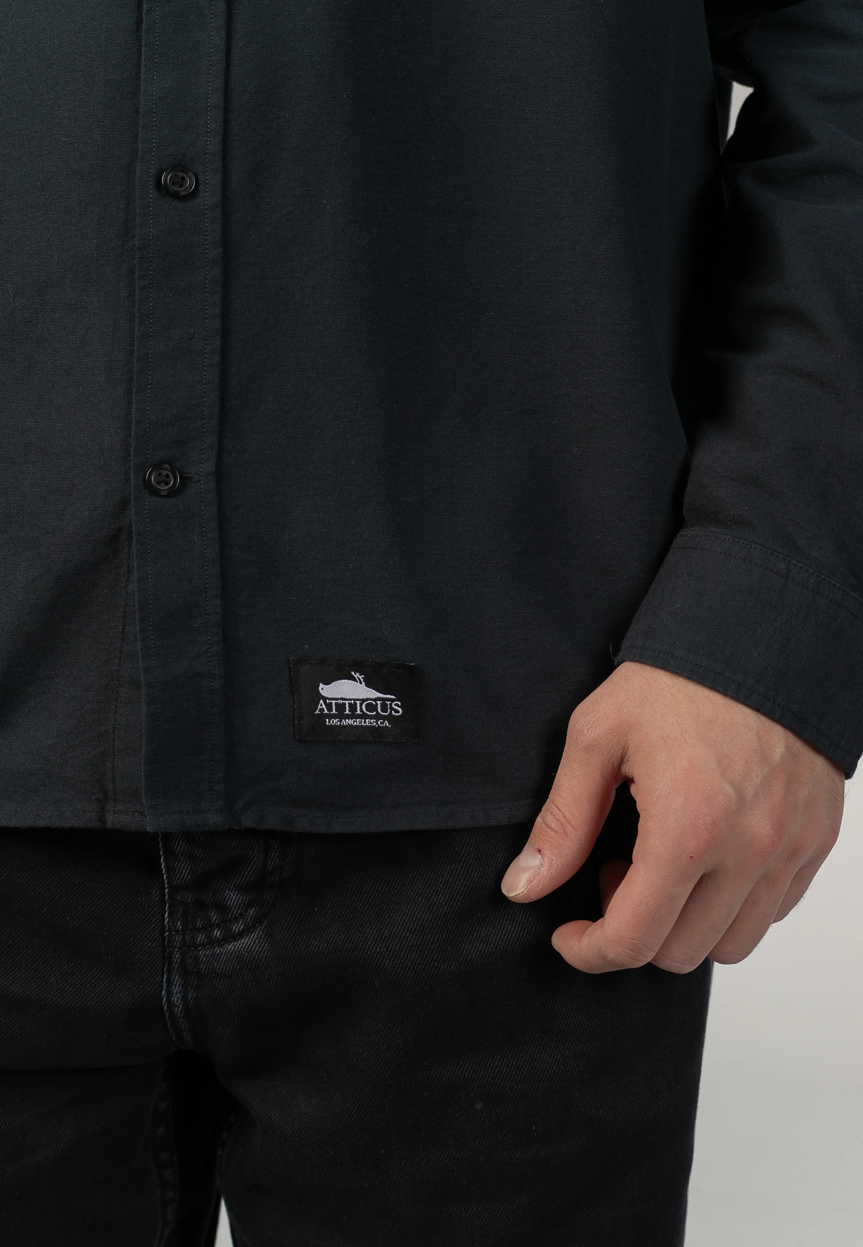 Piero Woven Black - Shirt - Image 6