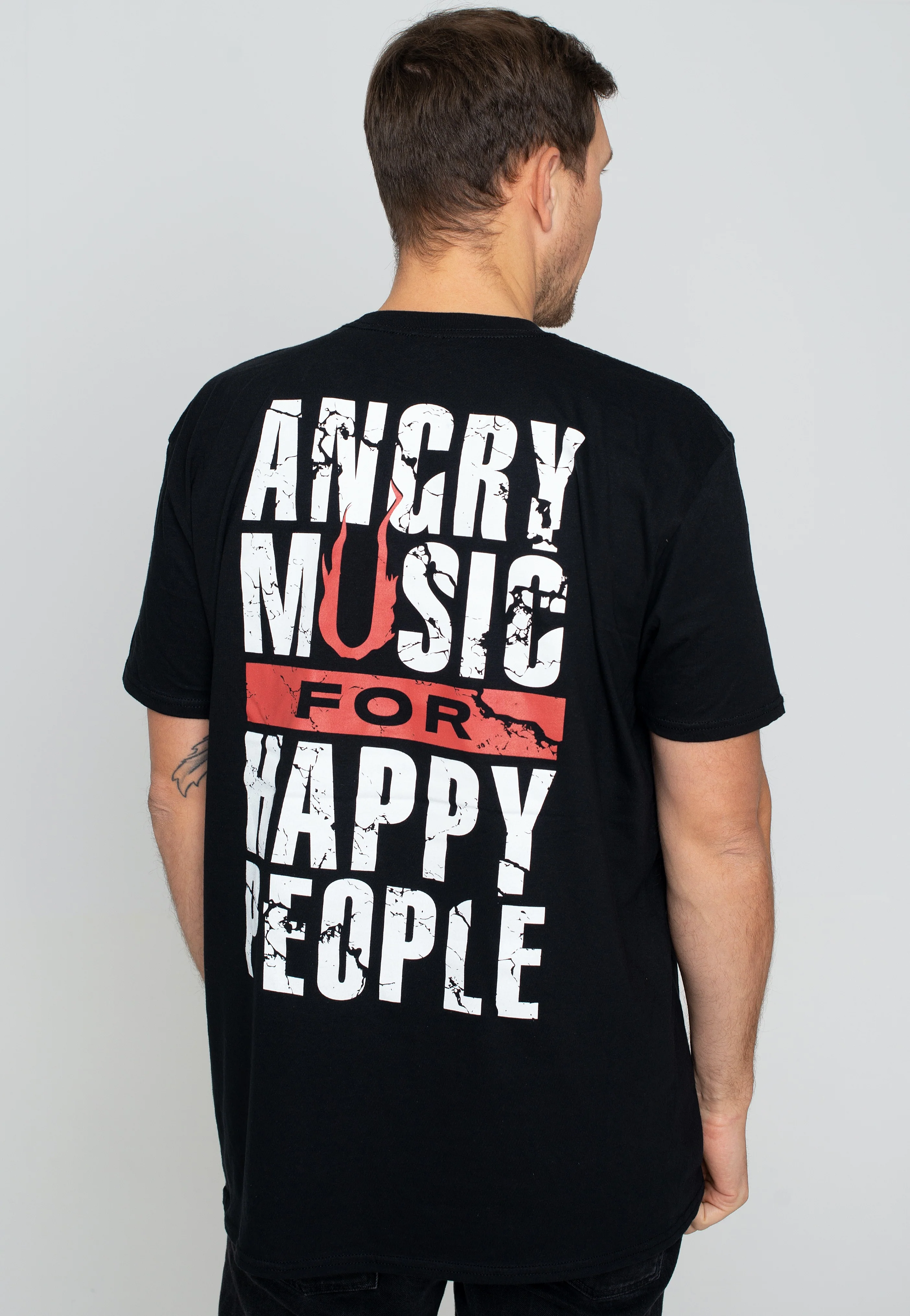Angry Music For Happy People - T-Shirt - Image 4
