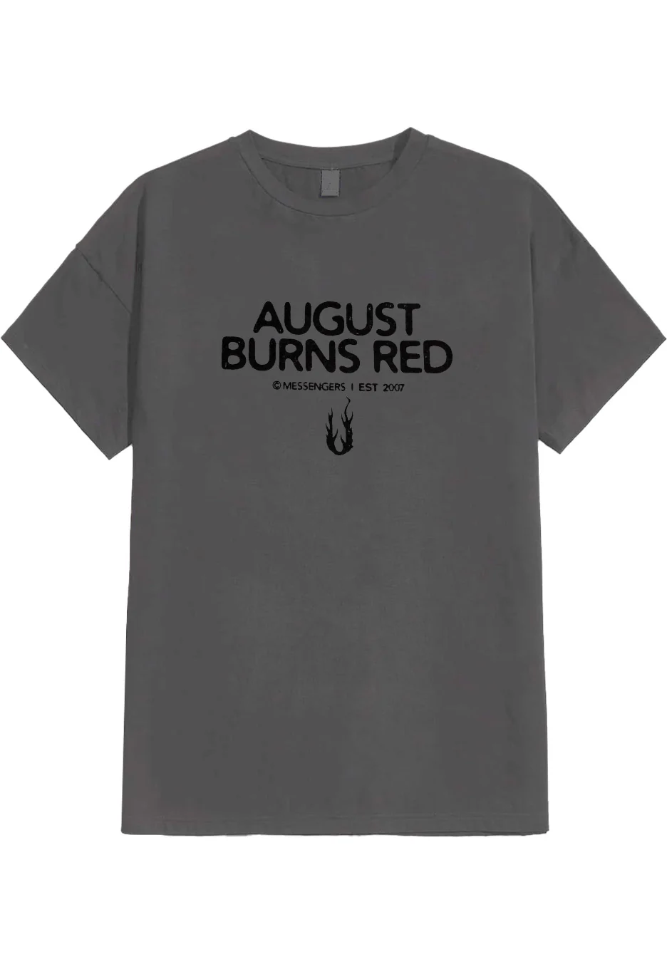 Messengers Candle Charcoal - T-Shirt - Image 3