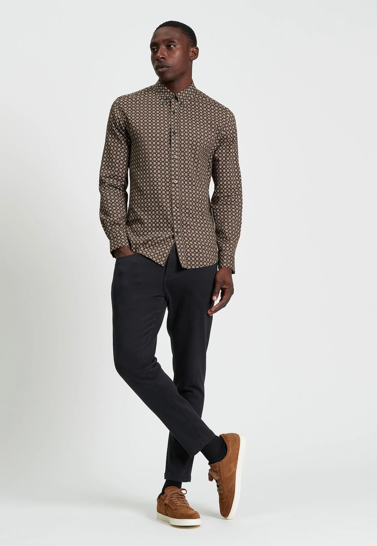 Foulard Print Bronze - Shirt - Image 2