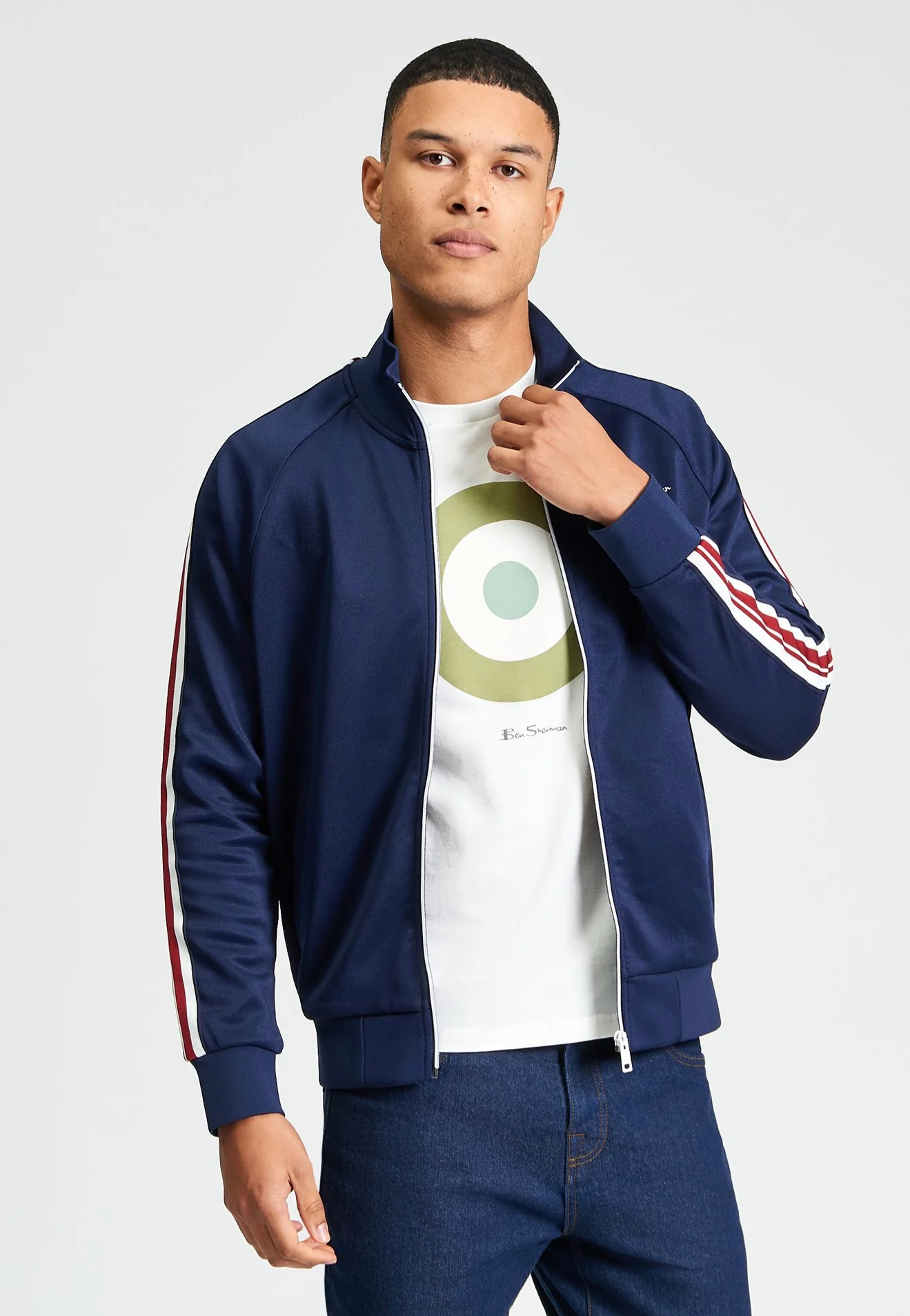House Taped Dark Navy - Track Jacket - Image 2