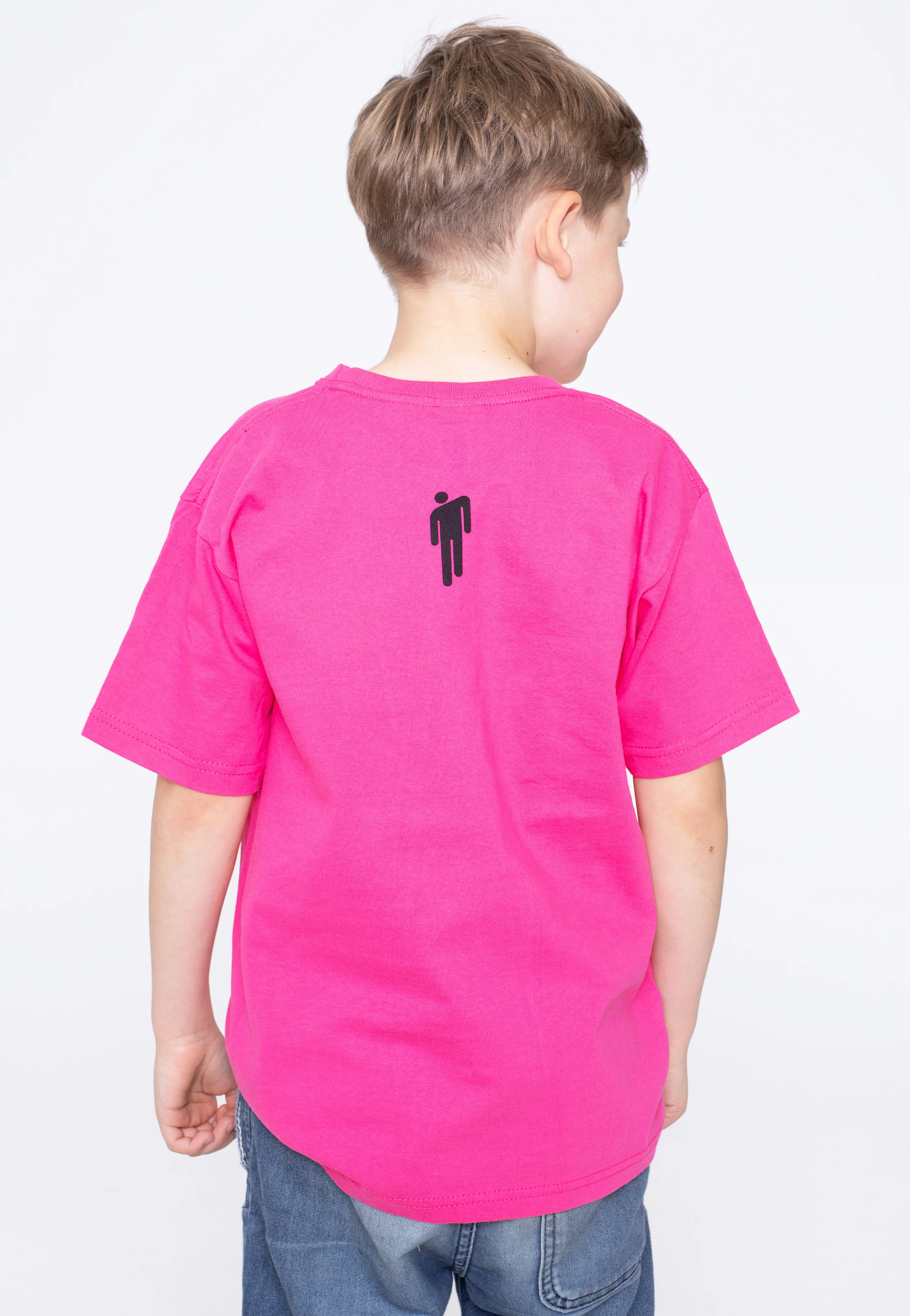 Racer Logo & Blohsh Kids Pink - T-Shirt - Image 4