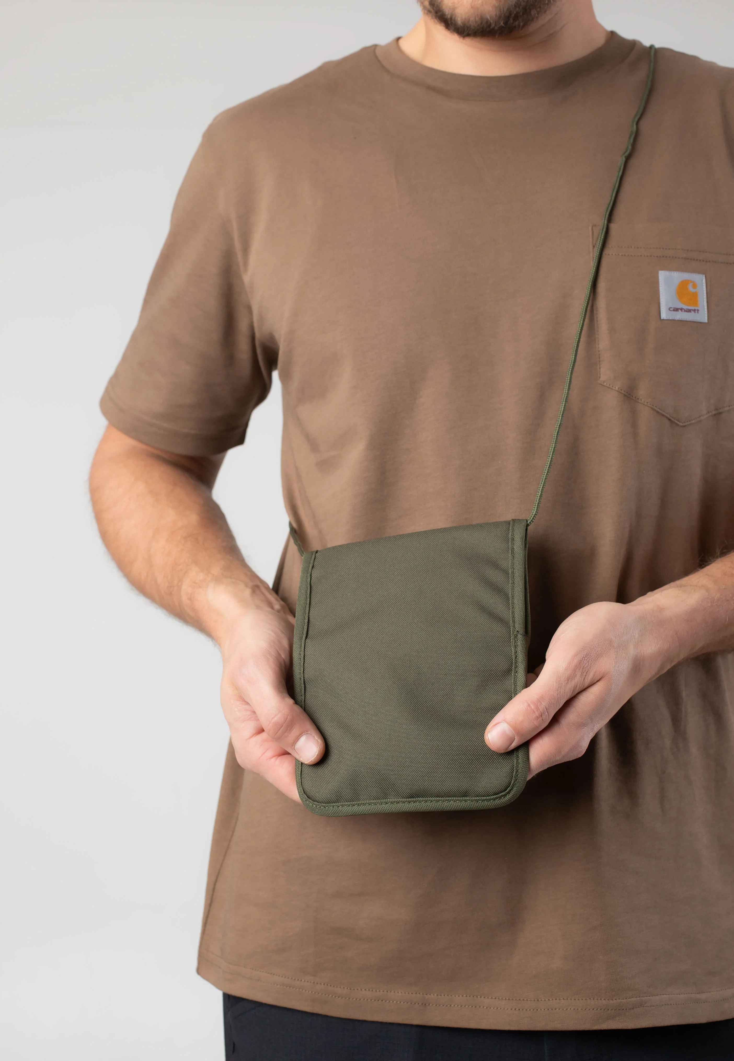 Chest Pocket Olive - Neck Pouch - Image 2