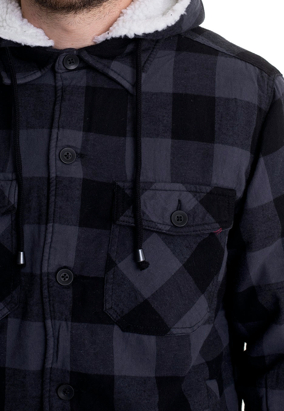 Lumberjacket Hooded Black/Grey - Jacket - Image 2