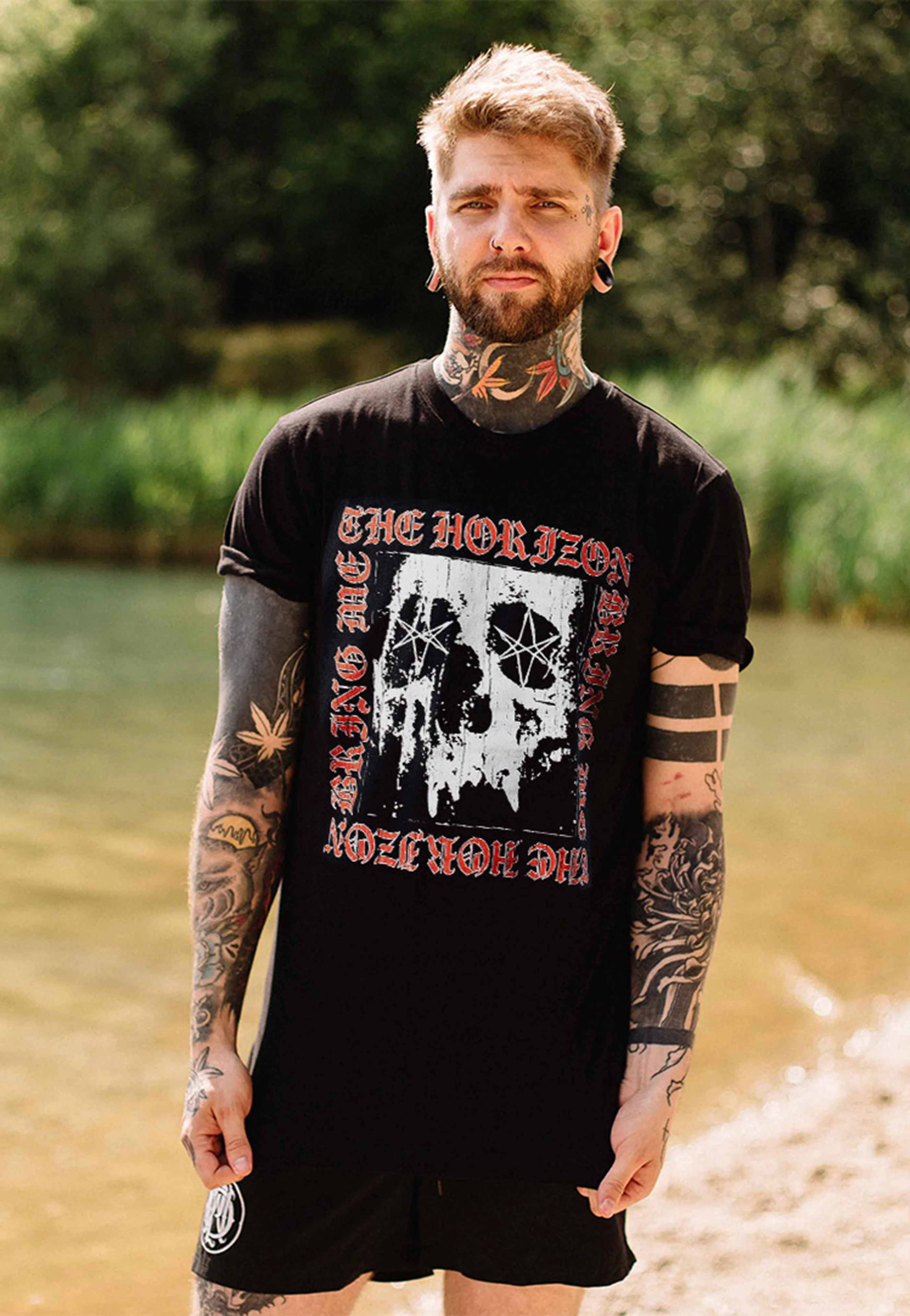 Metal Logo Skull - T-Shirt - Image 3
