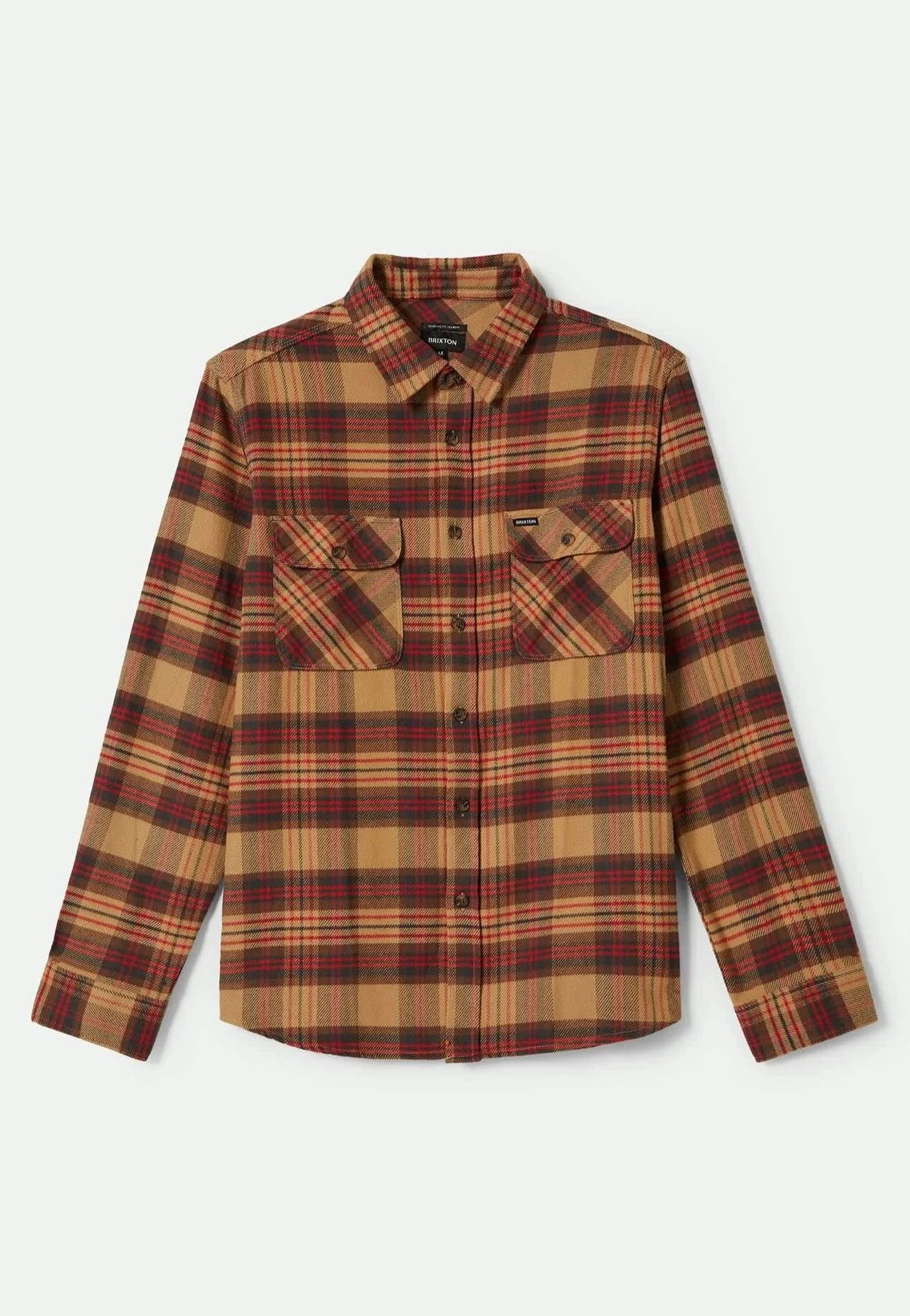 Bowery Flannel Curry/Washed Black/Crimson - Shirt - Image 4