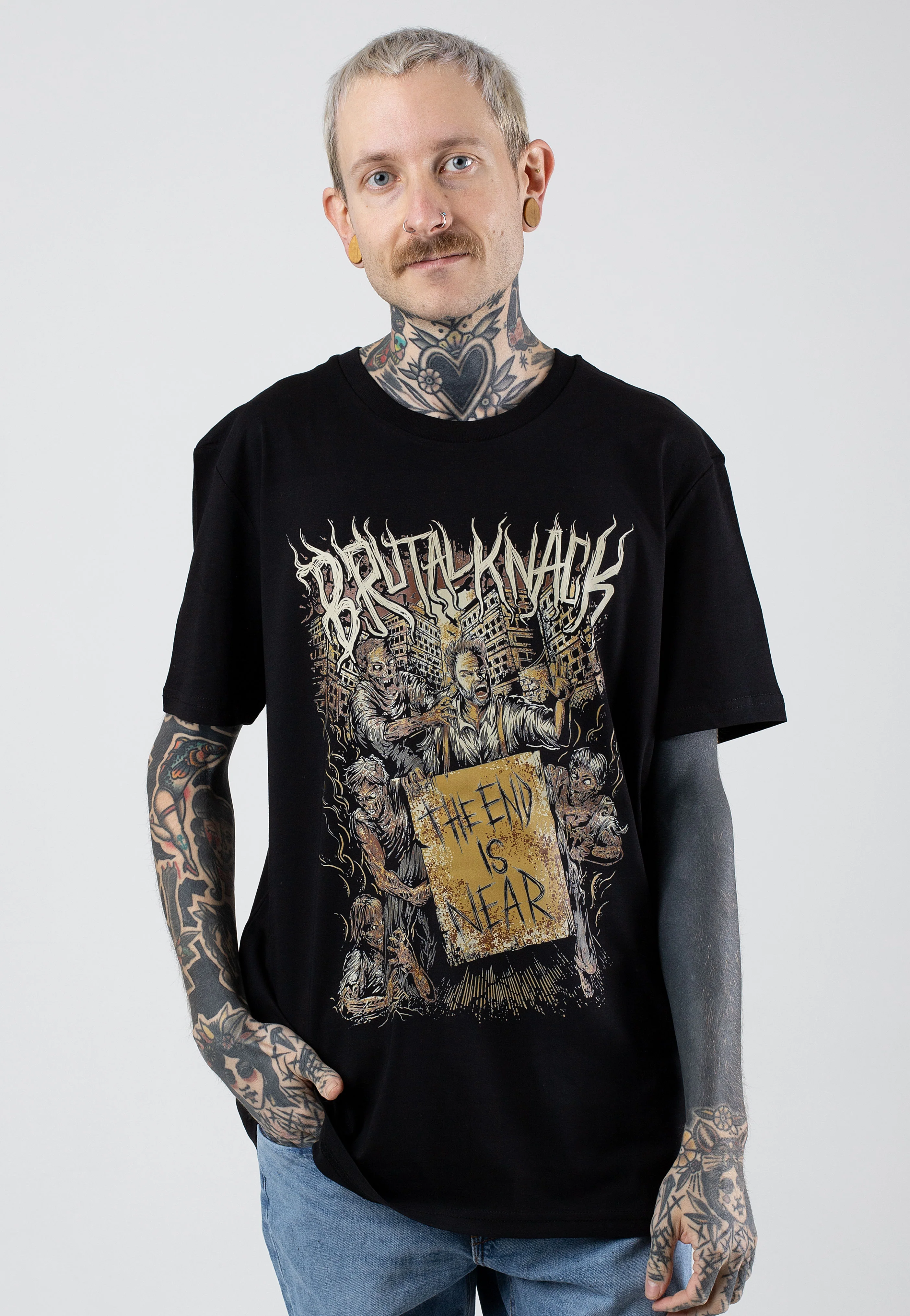 The End Ist Near Black - T-Shirt - Image 3