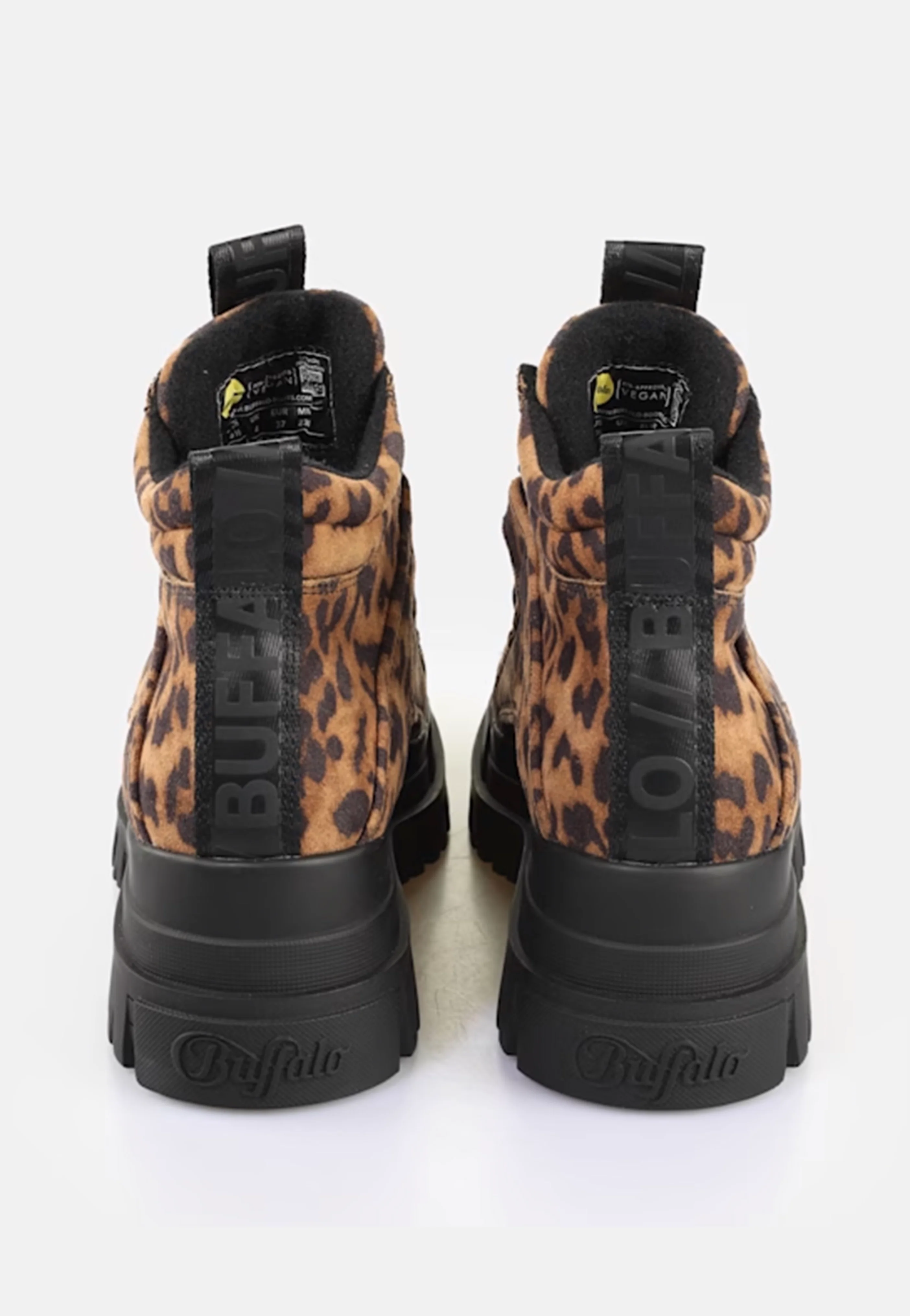 Aspha N Mid Black/Beige Leo - Girl Shoes - Image 7