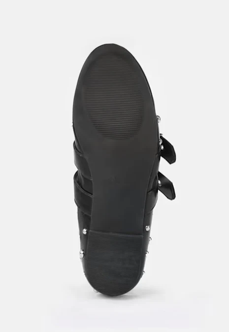 Daphne Stud Vegan Nappa Black - Girl Sandals - Image 5