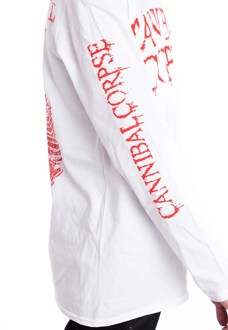 Butchered At Birth White - Longsleeve - Image 3