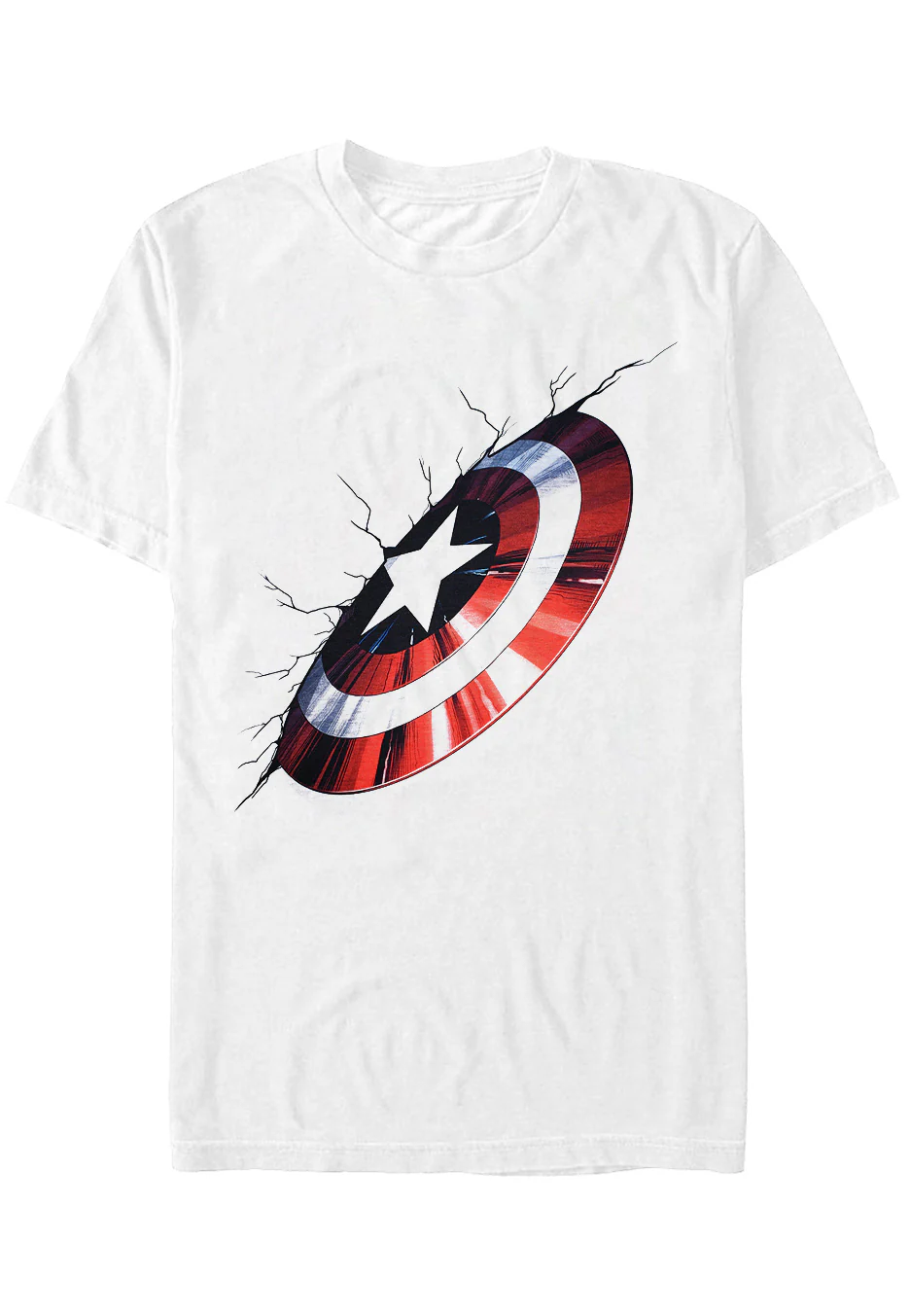 America's Shield In White - T-Shirt - Image 5
