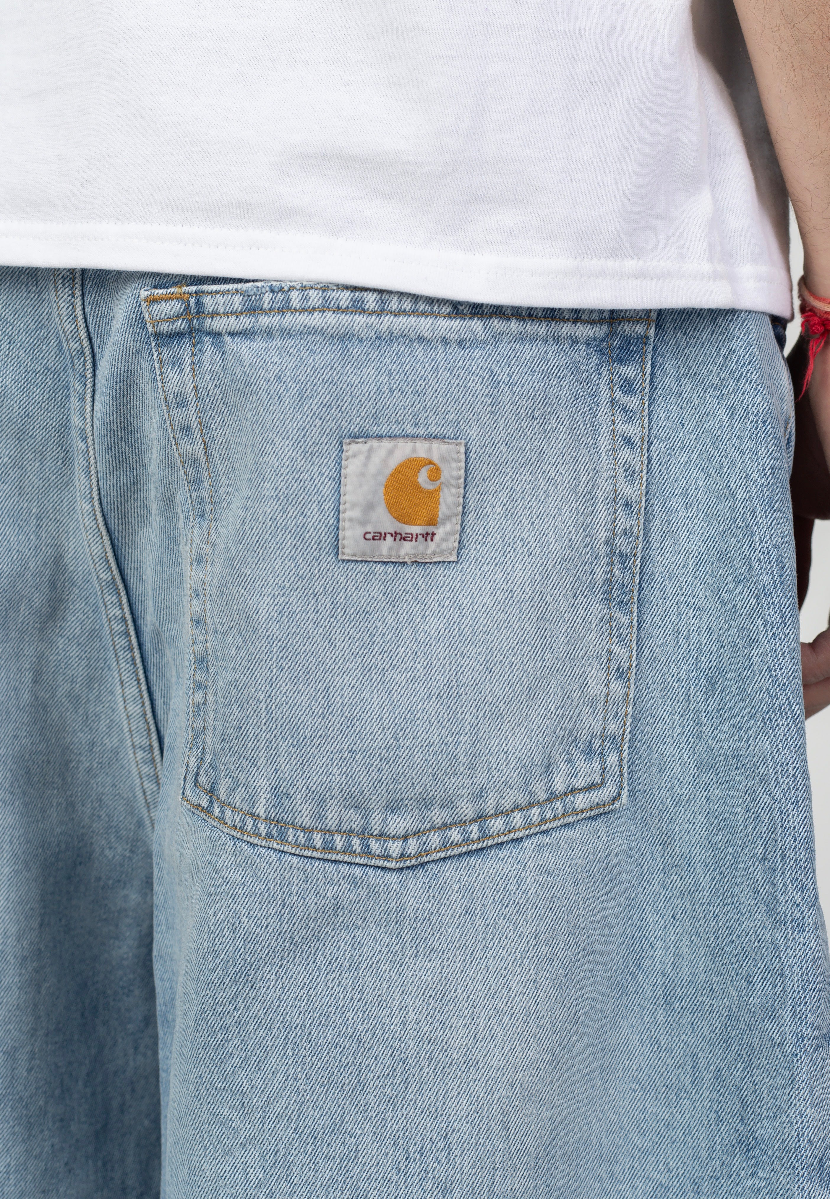 Brandon Heavy Worn Bleached Blue - Shorts - Image 10
