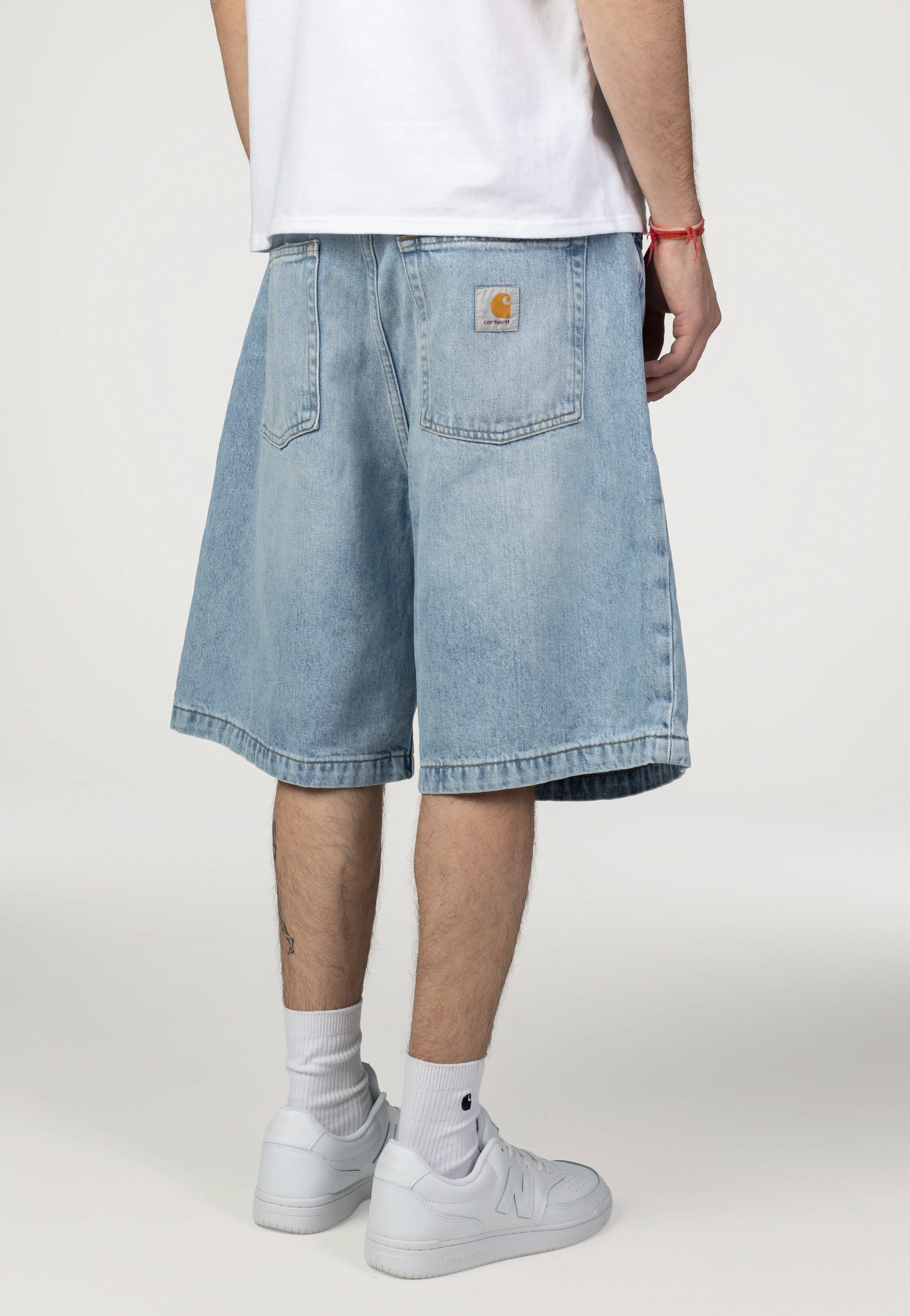 Brandon Heavy Worn Bleached Blue - Shorts - Image 2