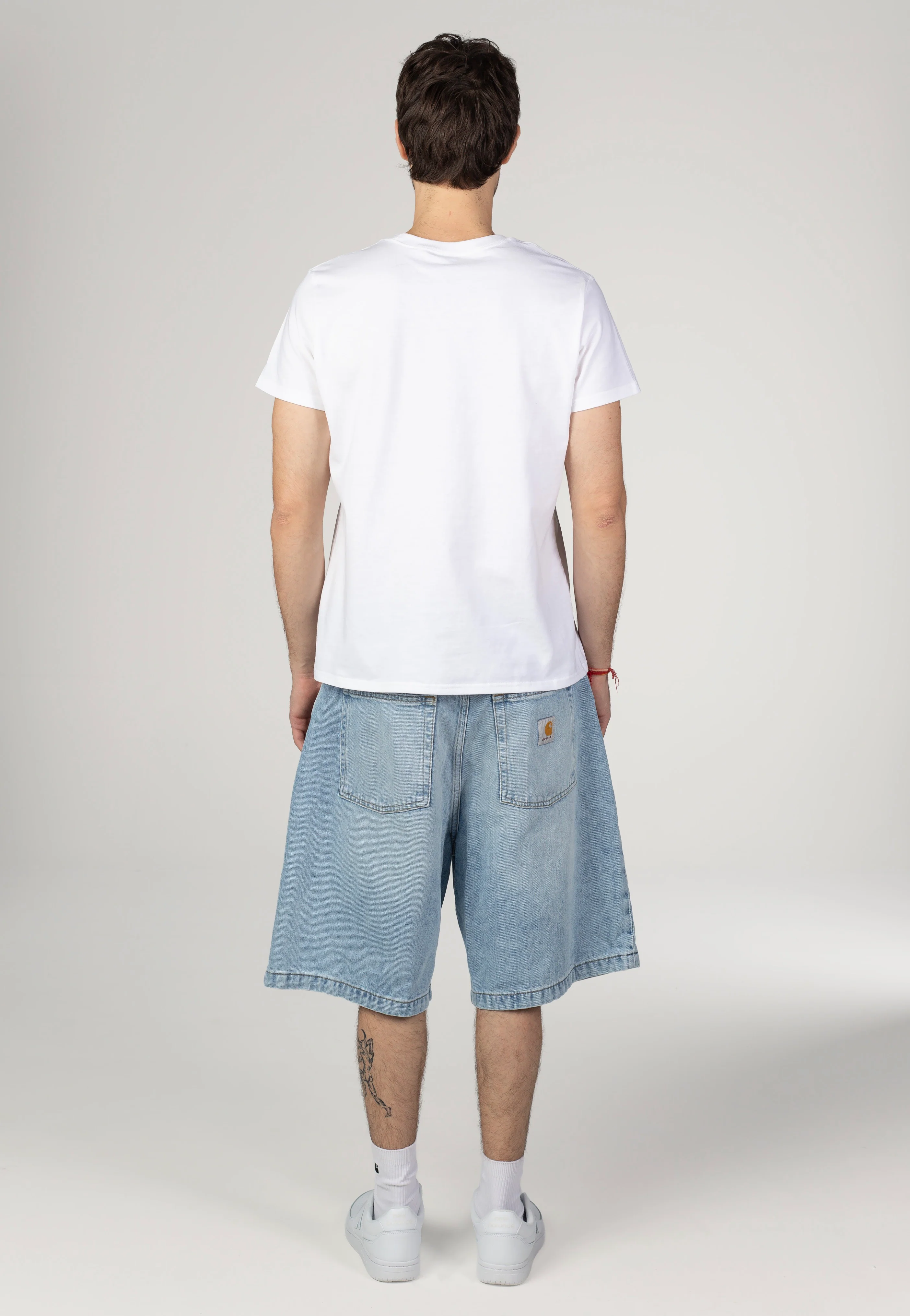 Brandon Heavy Worn Bleached Blue - Shorts - Image 8