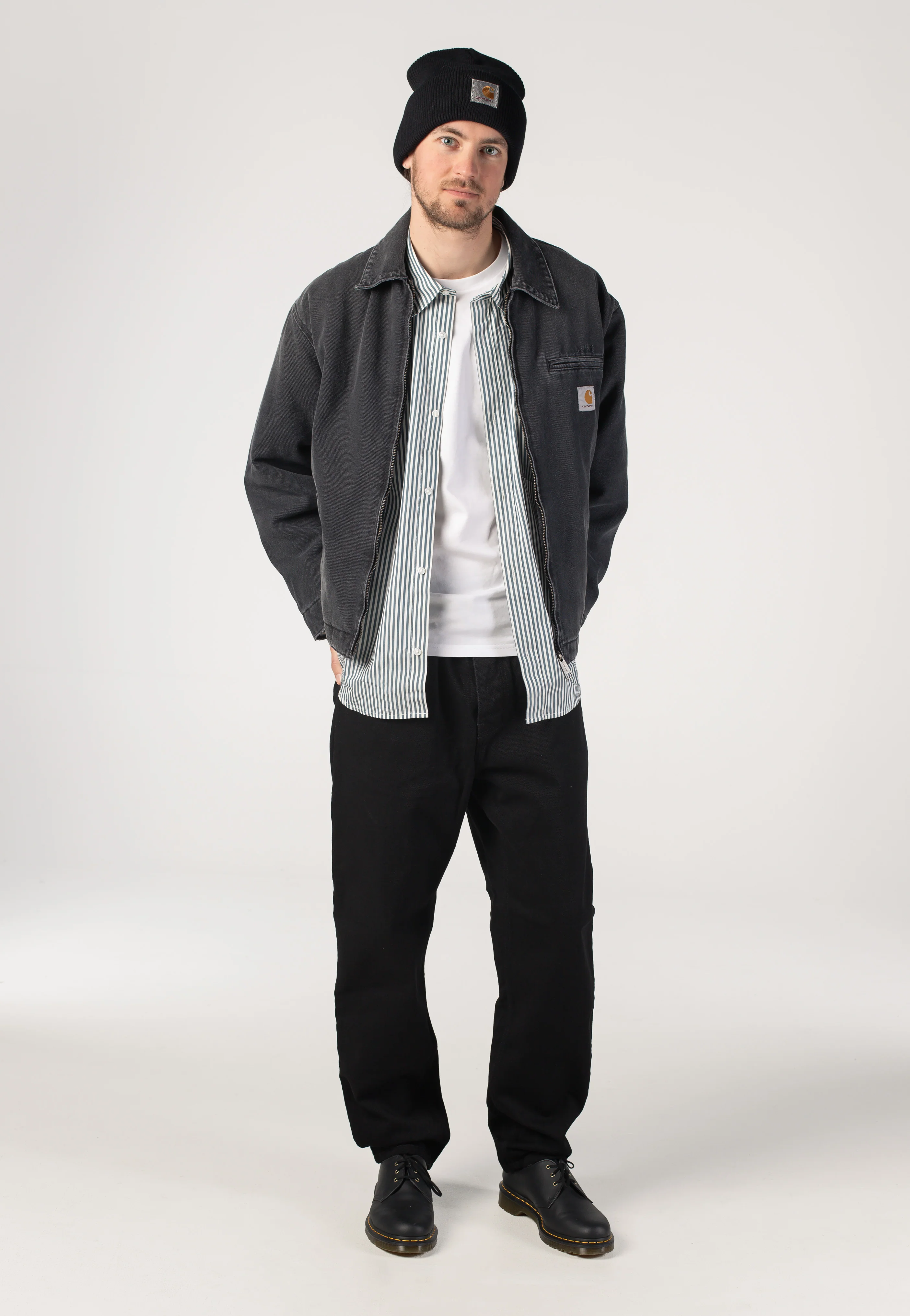 Daldry Daldry Stripe Office Blue/Wax - Shirt - Image 11