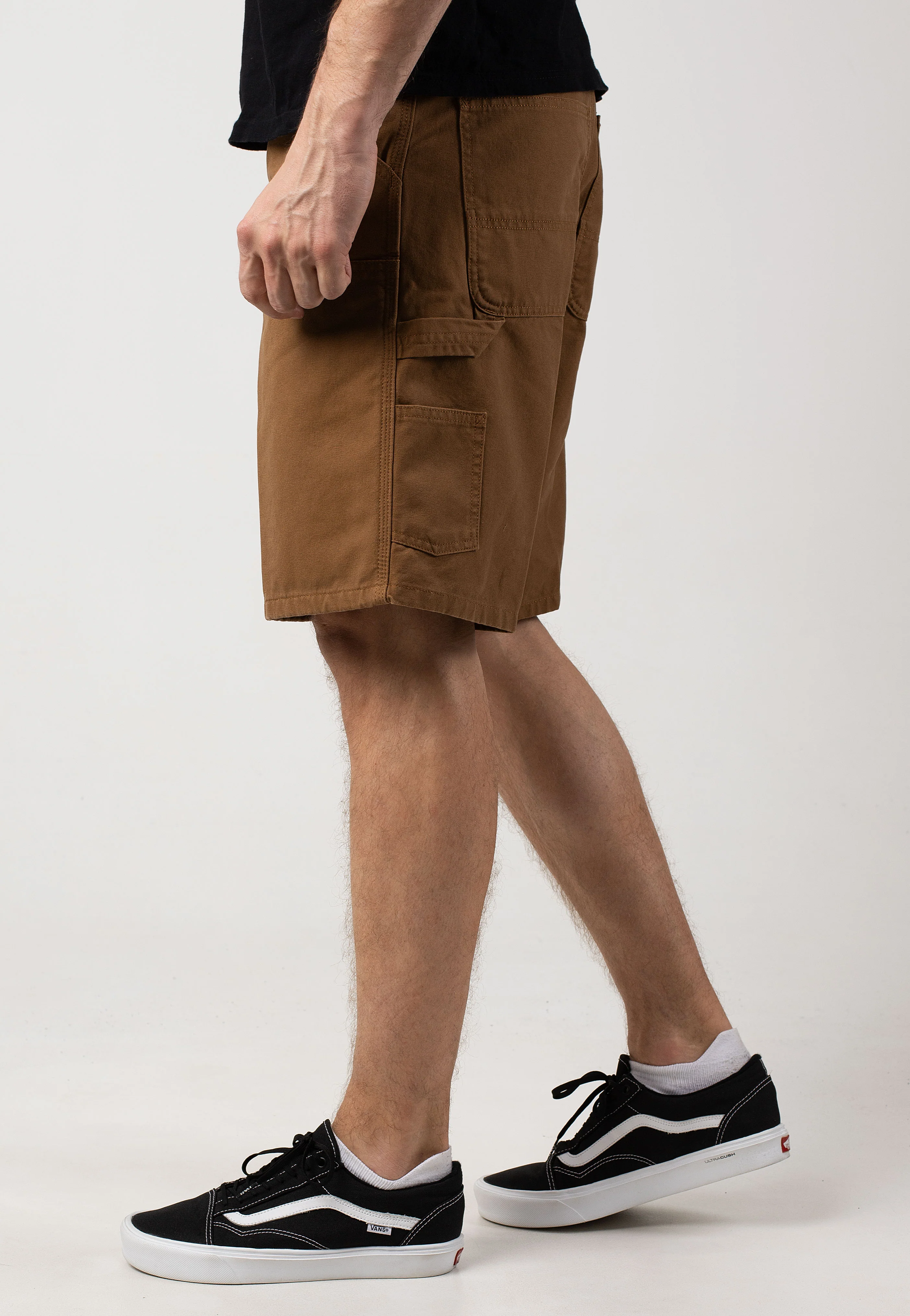 Double Knee Rinsed Hamilton Brown - Shorts - Image 3