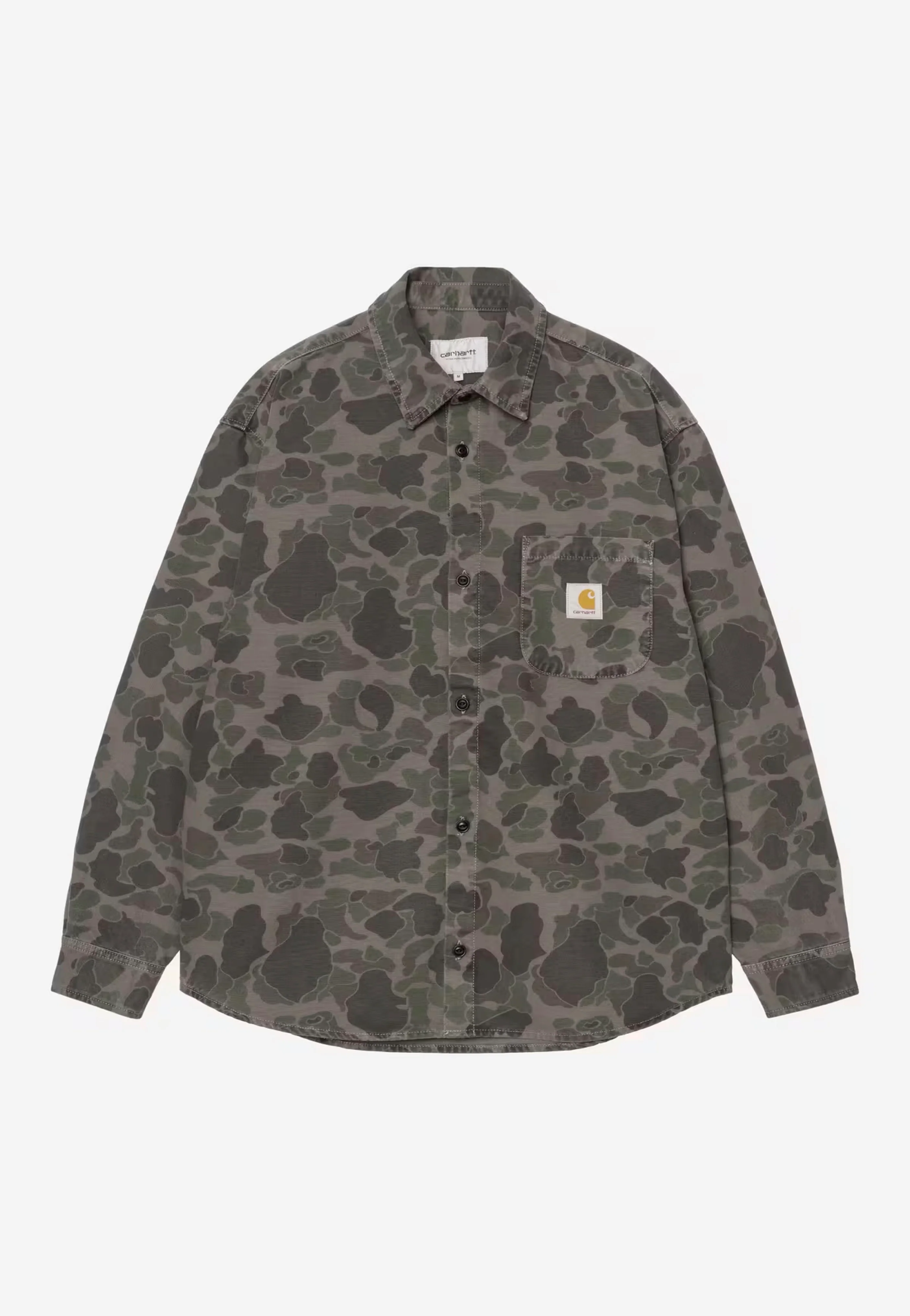 Duck Garment Dyed Camo Duck Green/Porphyry - Shirt - Image 5
