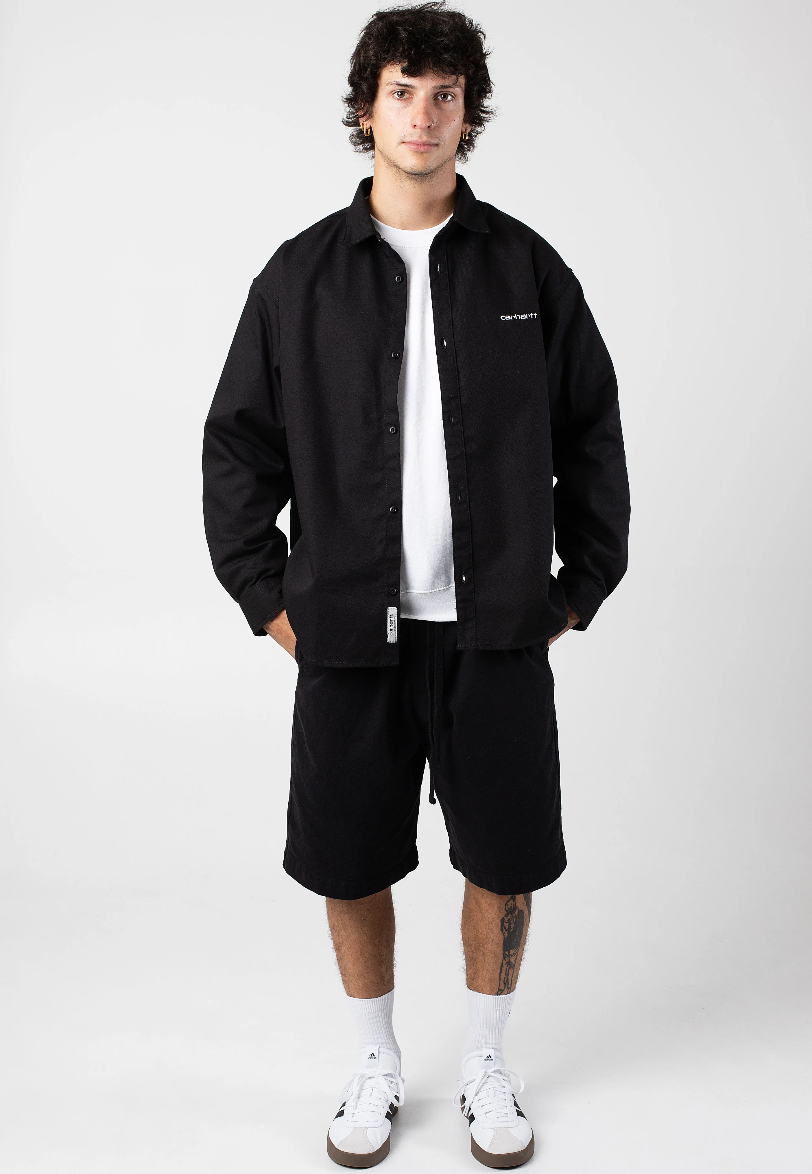 Floyd Garment Dyed Black - Shorts - Image 2
