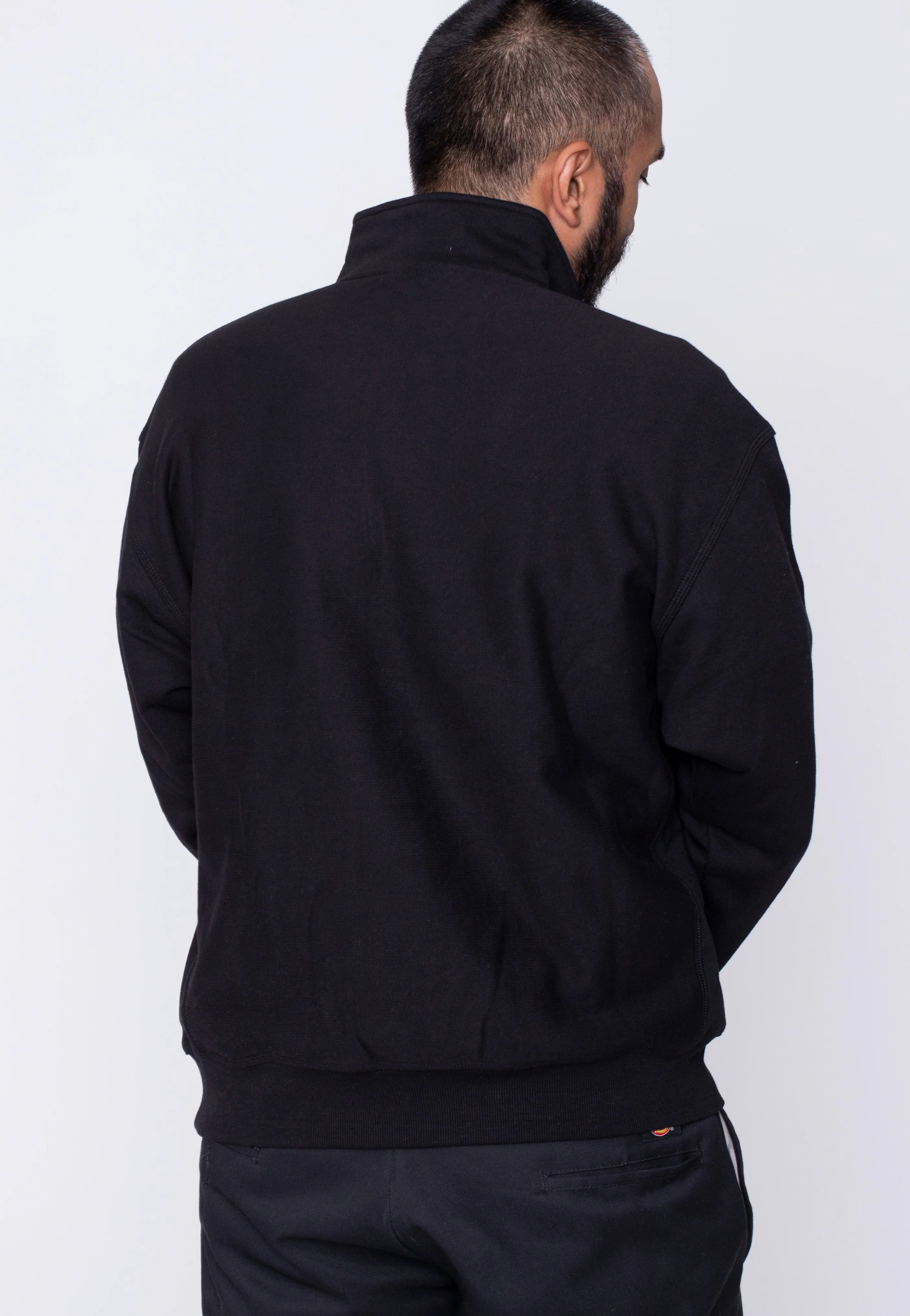 Half Zip American Script Black - Pullover - Image 3