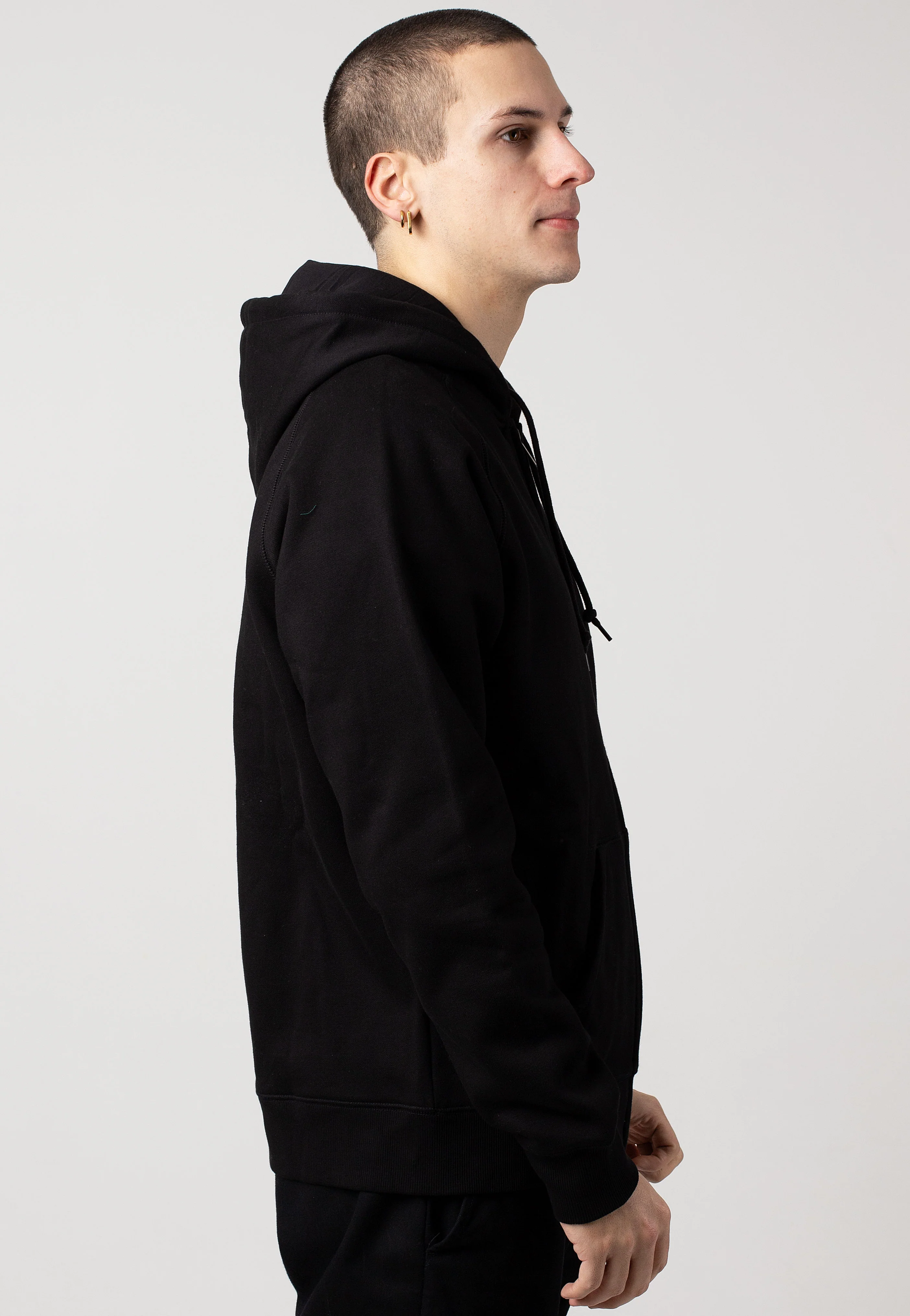 Hooded Chase Black/Gold - Zipper - Image 3