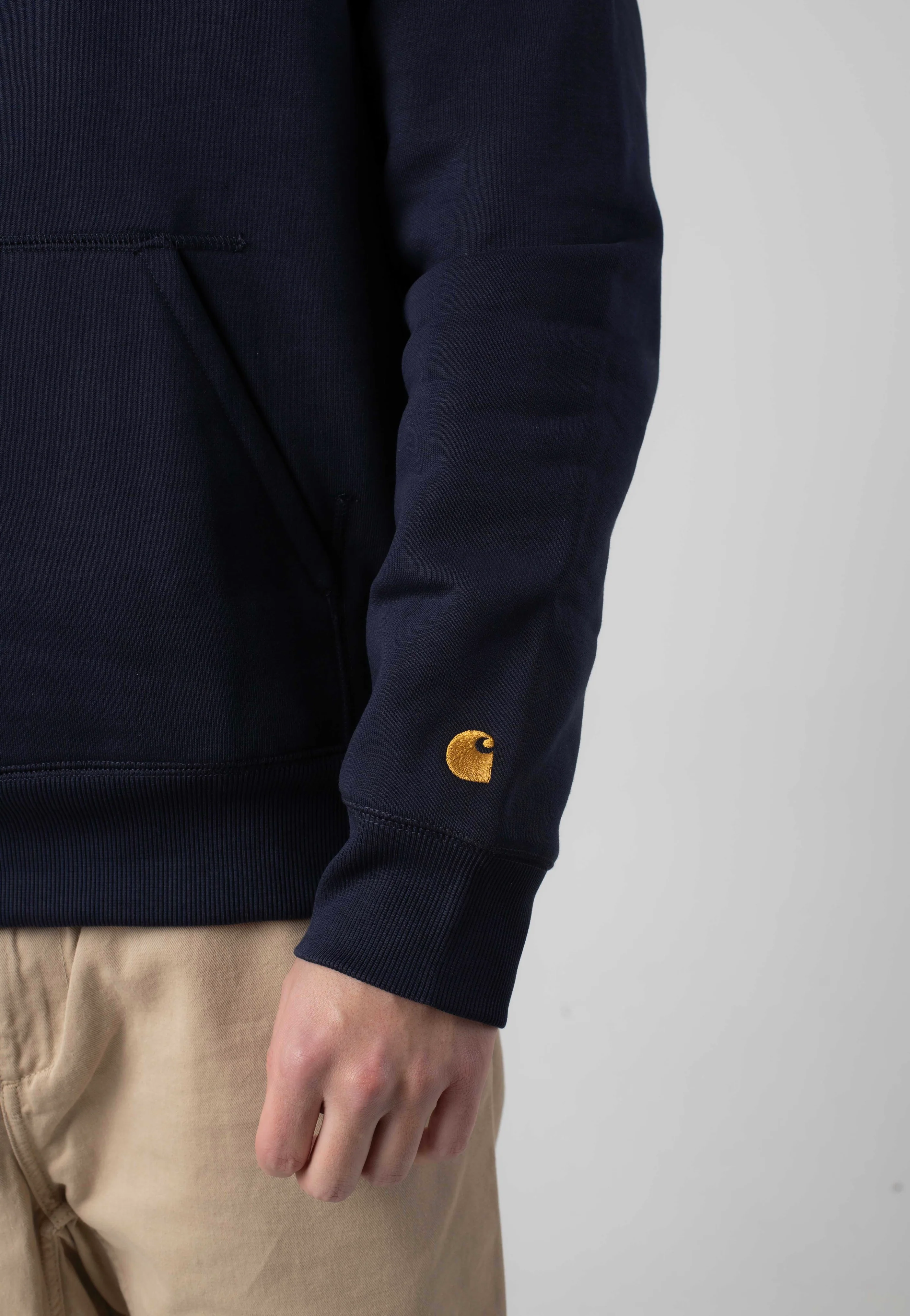 Hooded Chase Dark Navy/Gold - Hoodie - Image 4