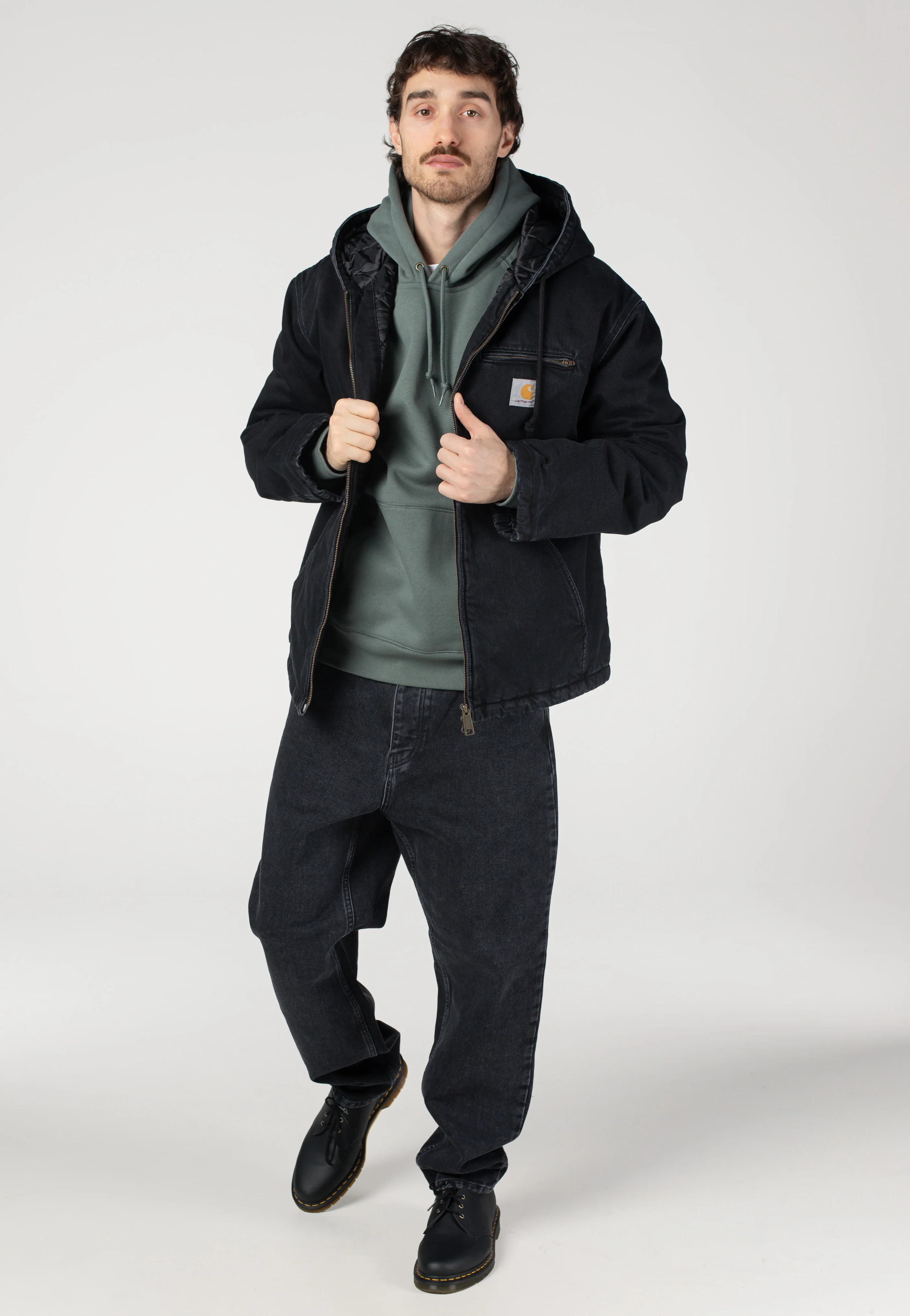 Hooded Chase Velvet Green/Gold - Hoodie - Image 2