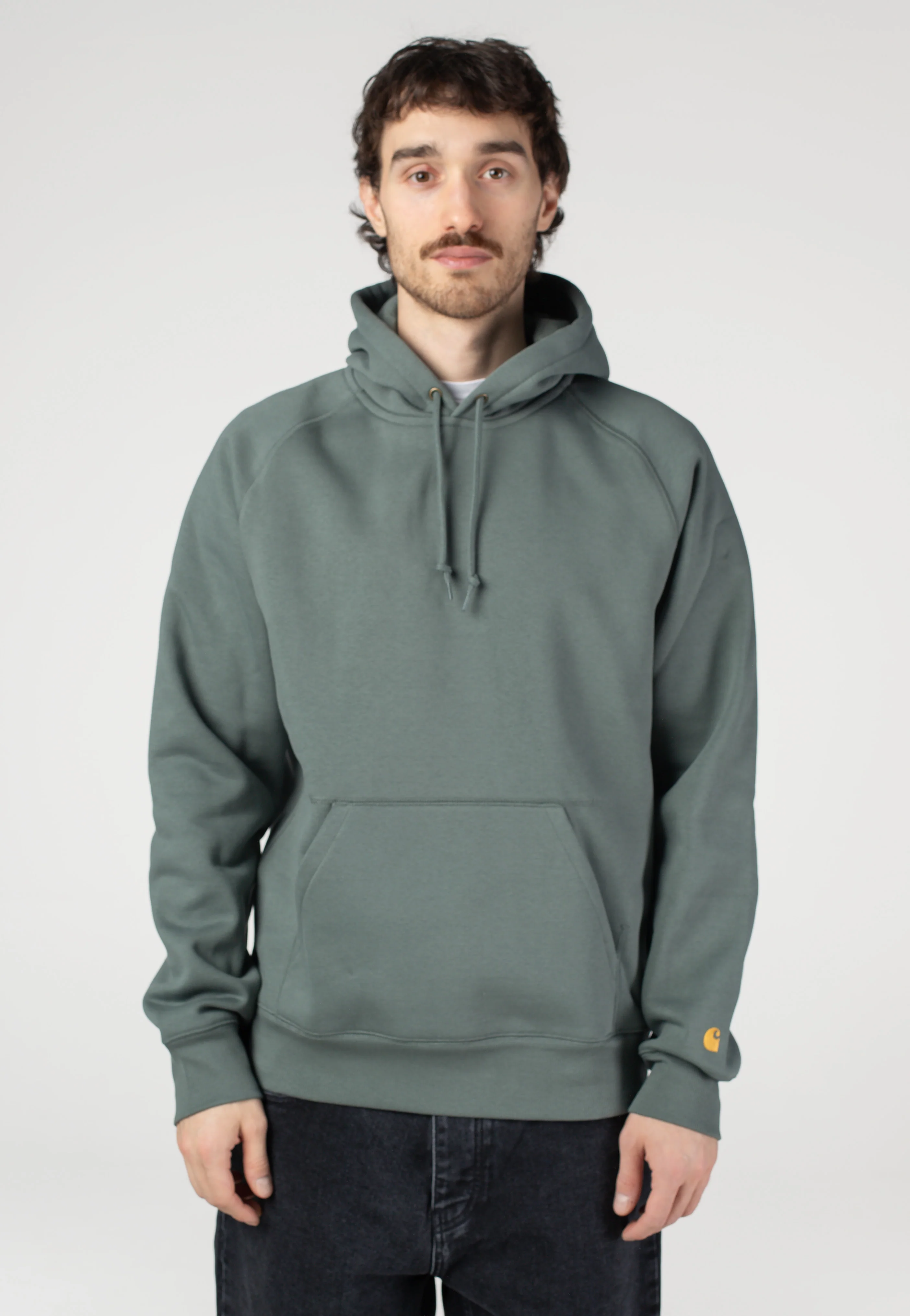 Hooded Chase Velvet Green/Gold - Hoodie - Image 7