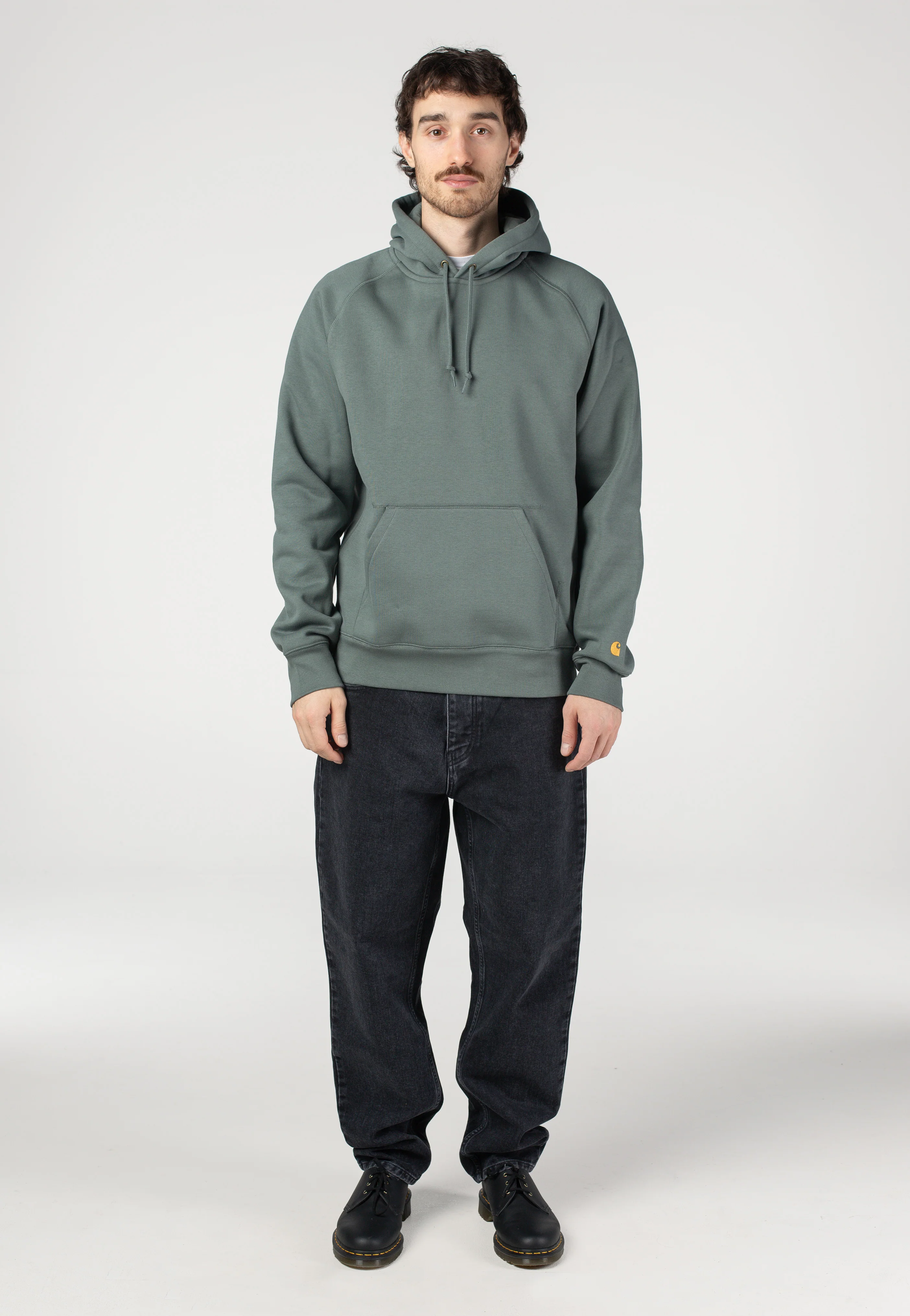 Hooded Chase Velvet Green/Gold - Hoodie - Image 8
