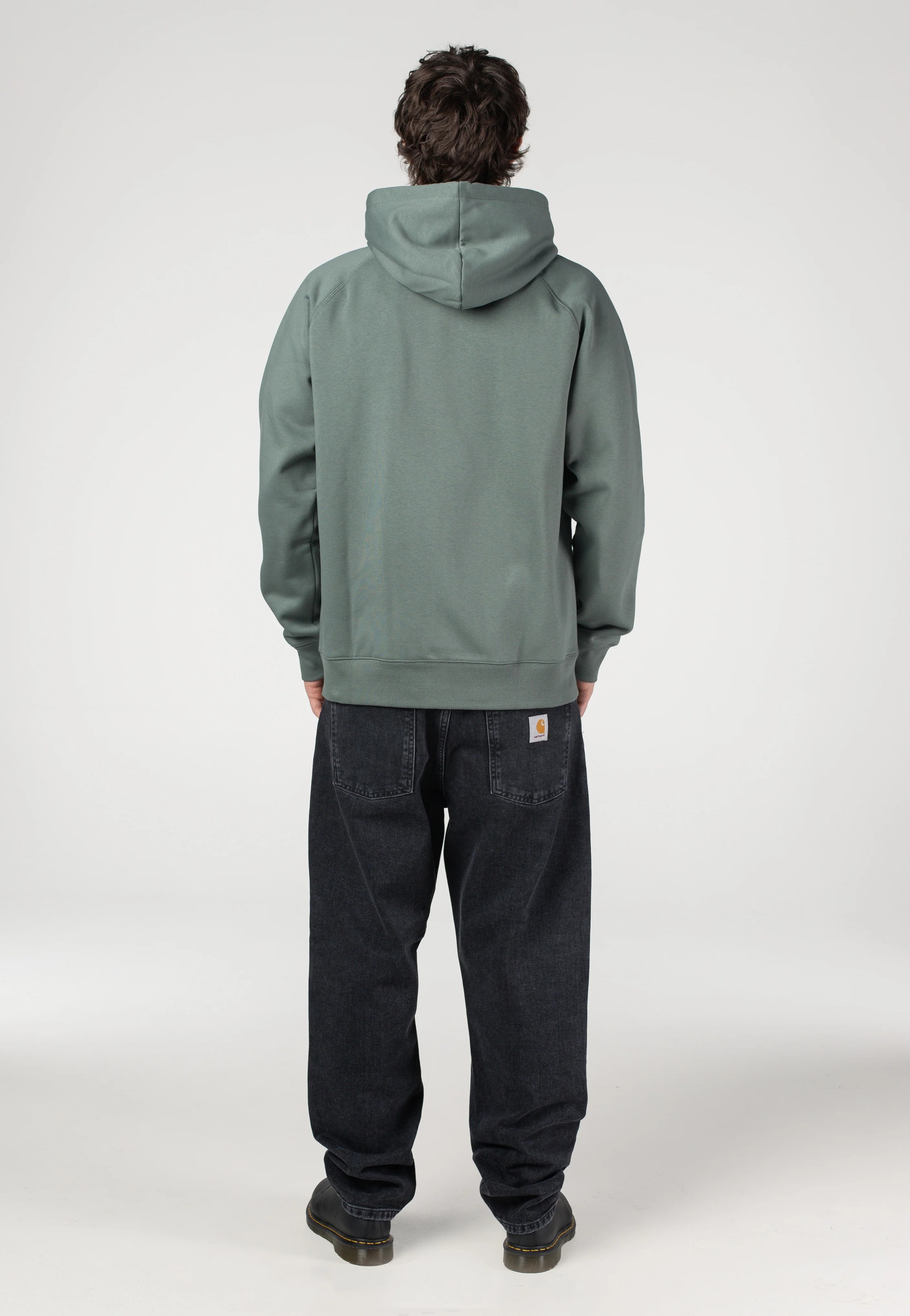 Hooded Chase Velvet Green/Gold - Zipper - Image 10