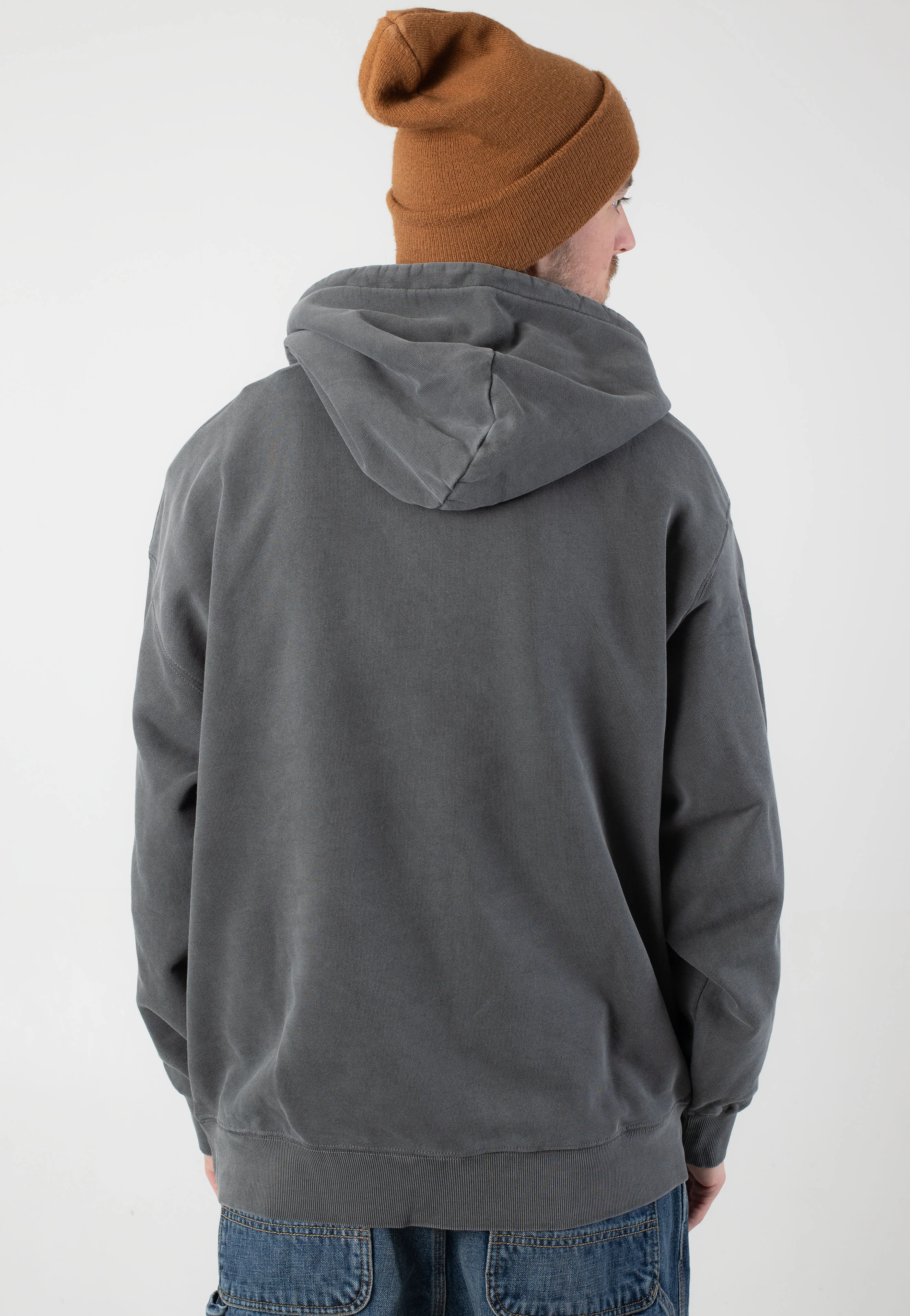 Hooded Library Garment Dyed Black - Hoodie - Image 2