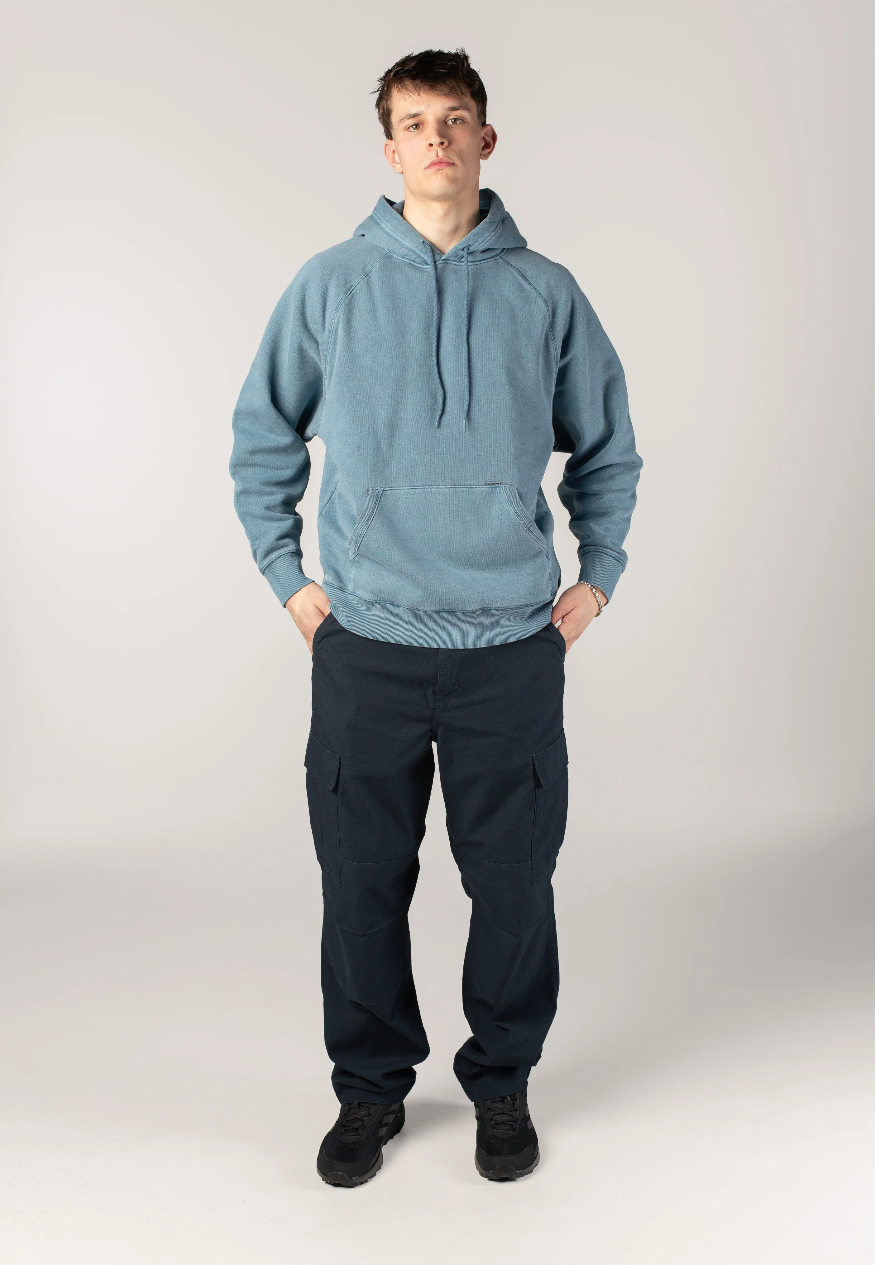 Hooded Taos Garment Dyed Vancouver Blue - Hoodie - Image 10