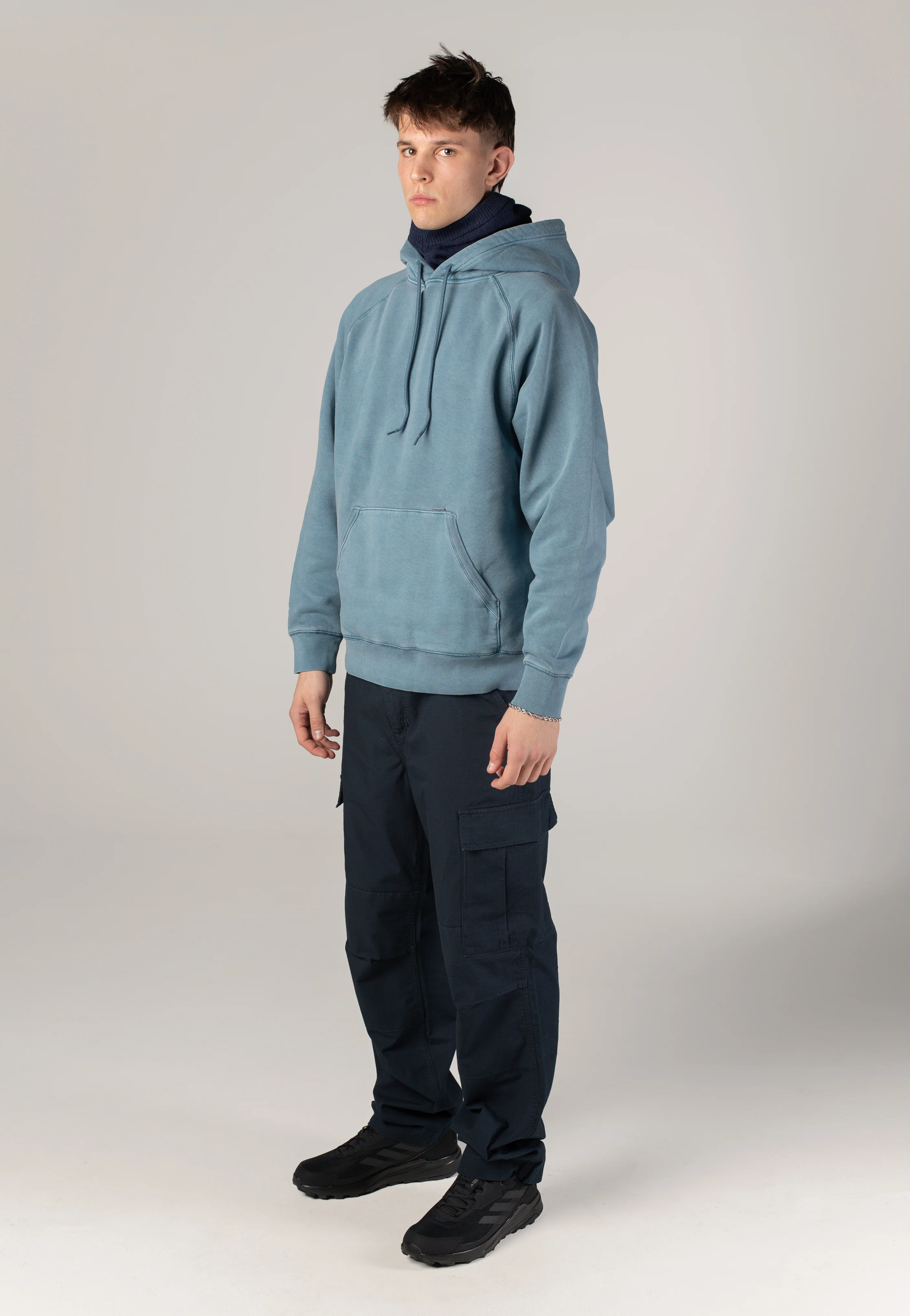 Hooded Taos Garment Dyed Vancouver Blue - Hoodie - Image 5