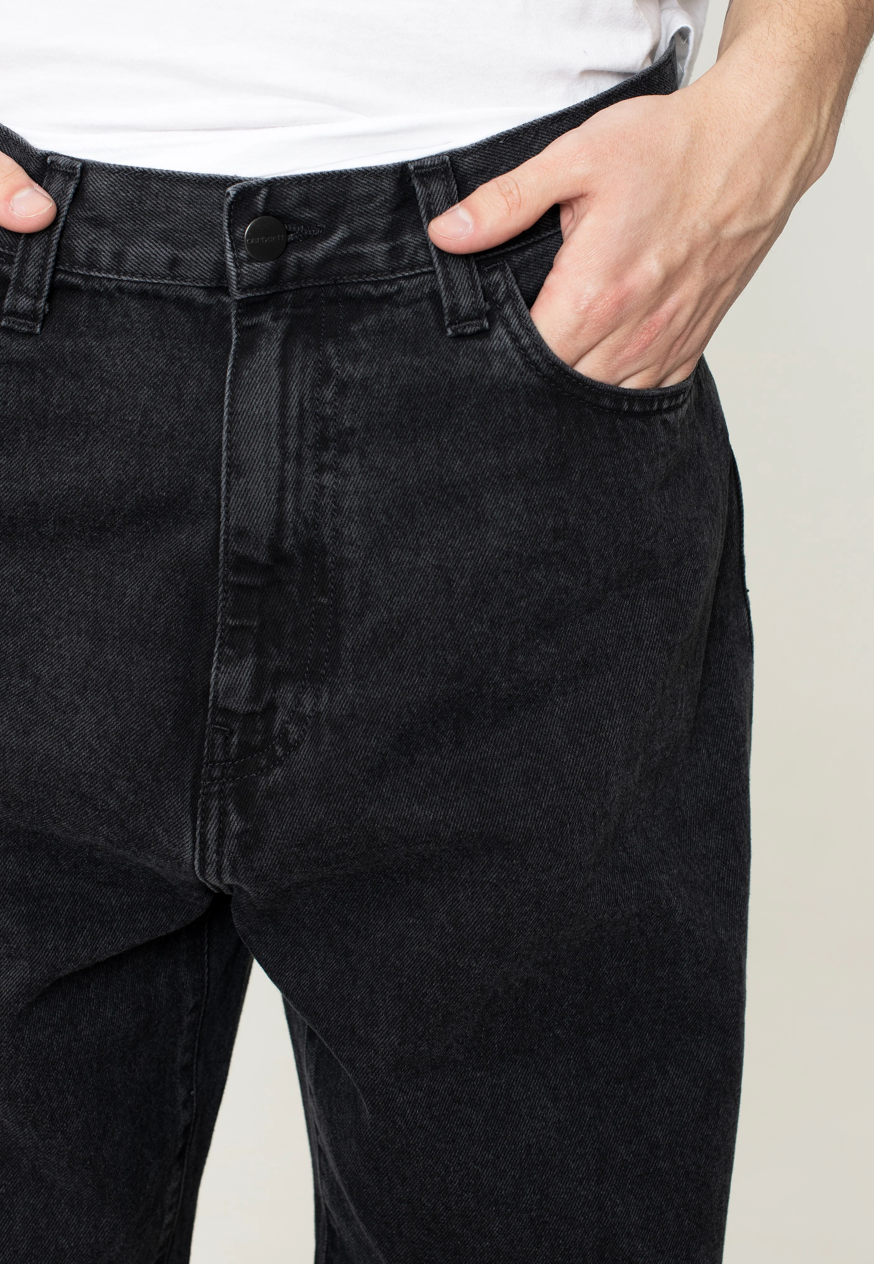Landon Pant Stone Washed Black - Jeans - Image 5