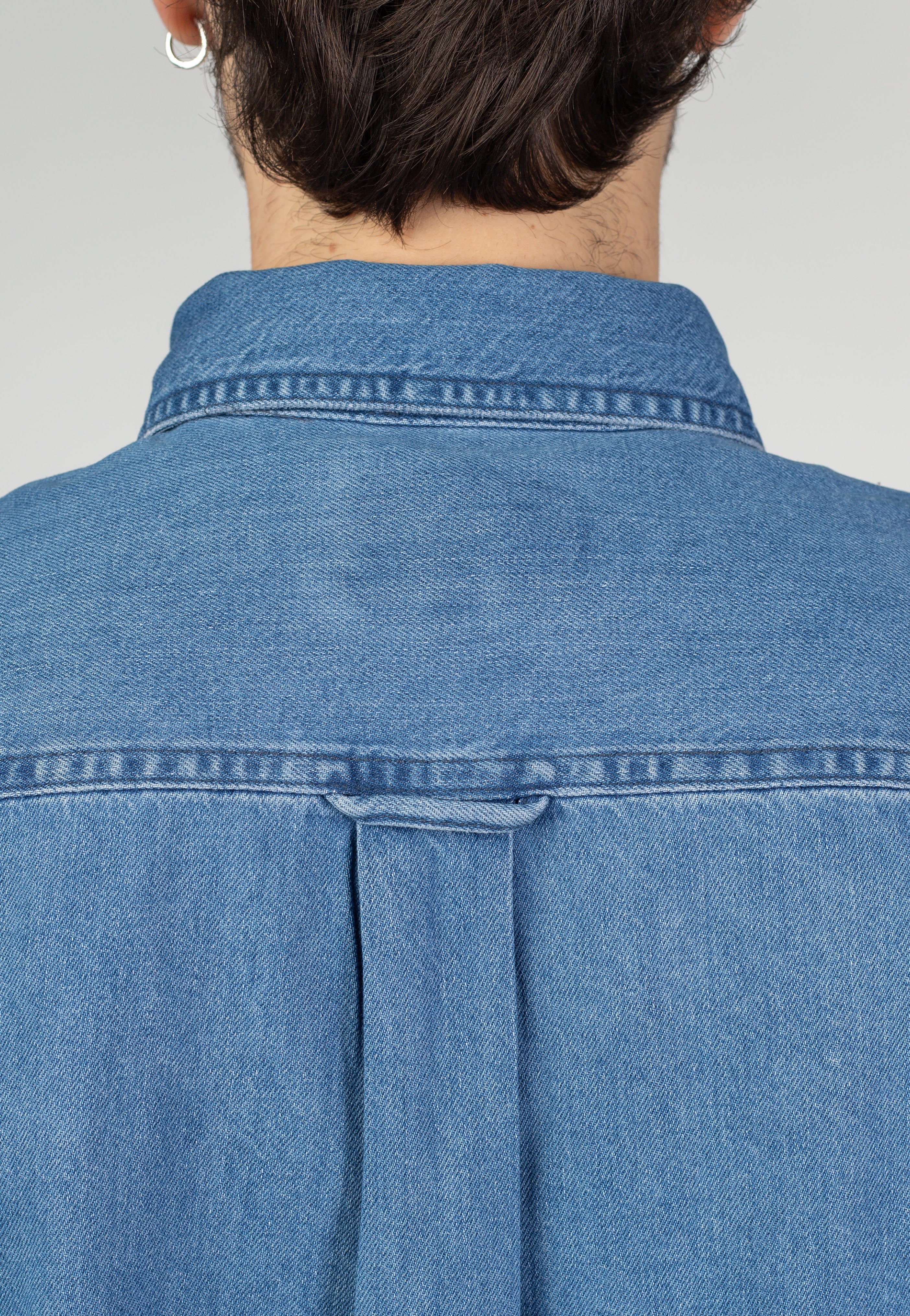 Lucas Stone Washed Blue - Shirt - Image 5